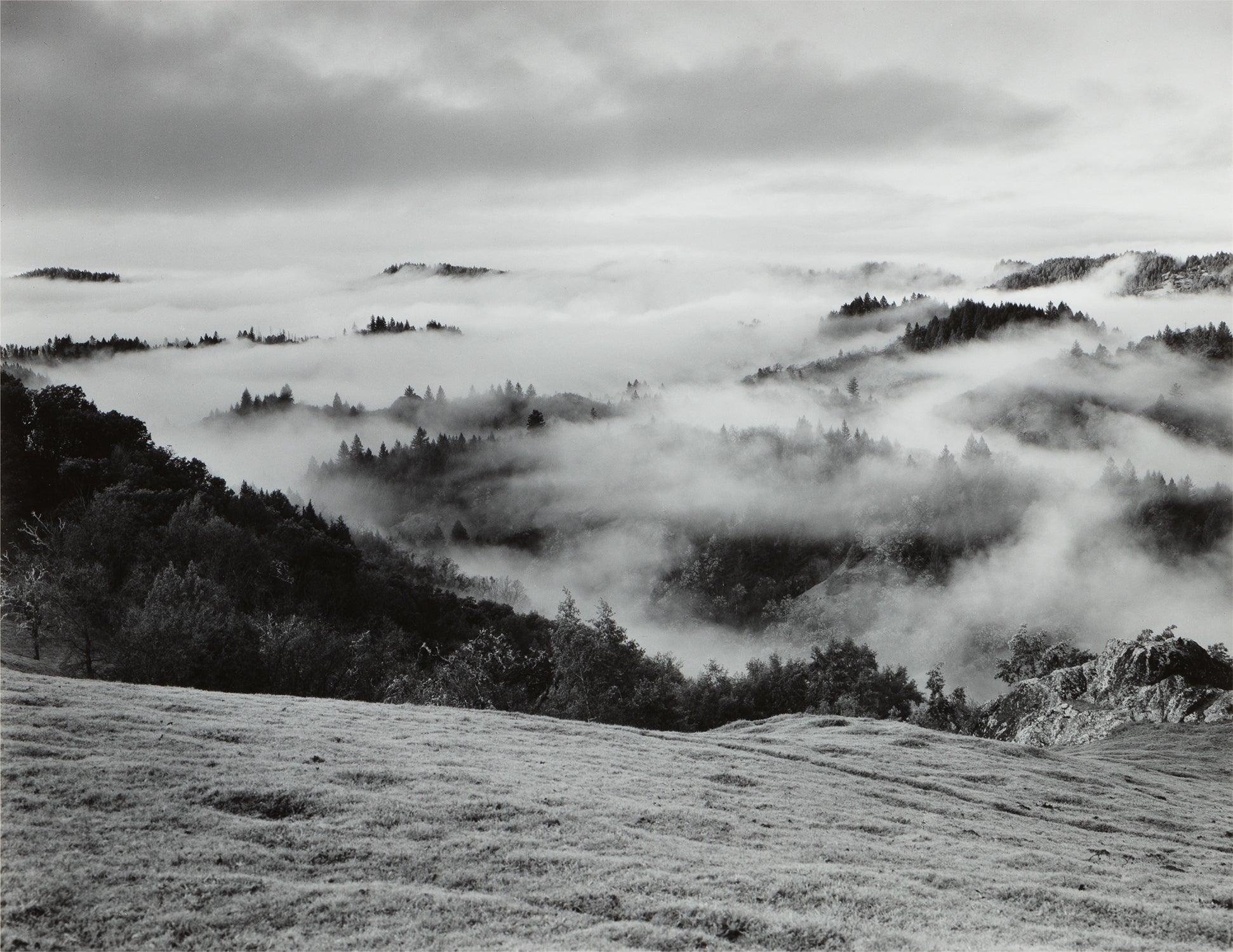 Clearing Storm, Sonoma County Hills, California