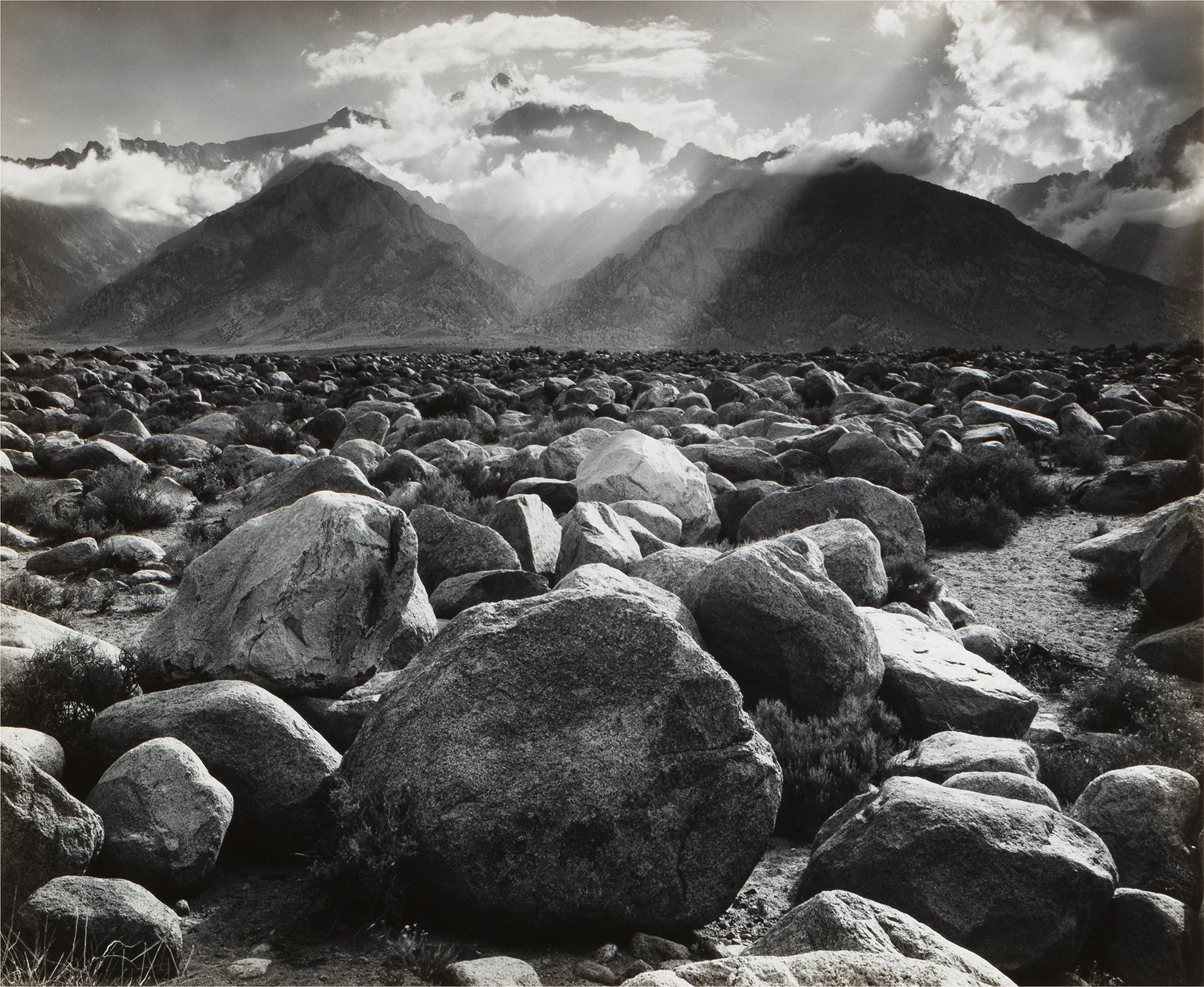 Mt. Williamson and Boulders
