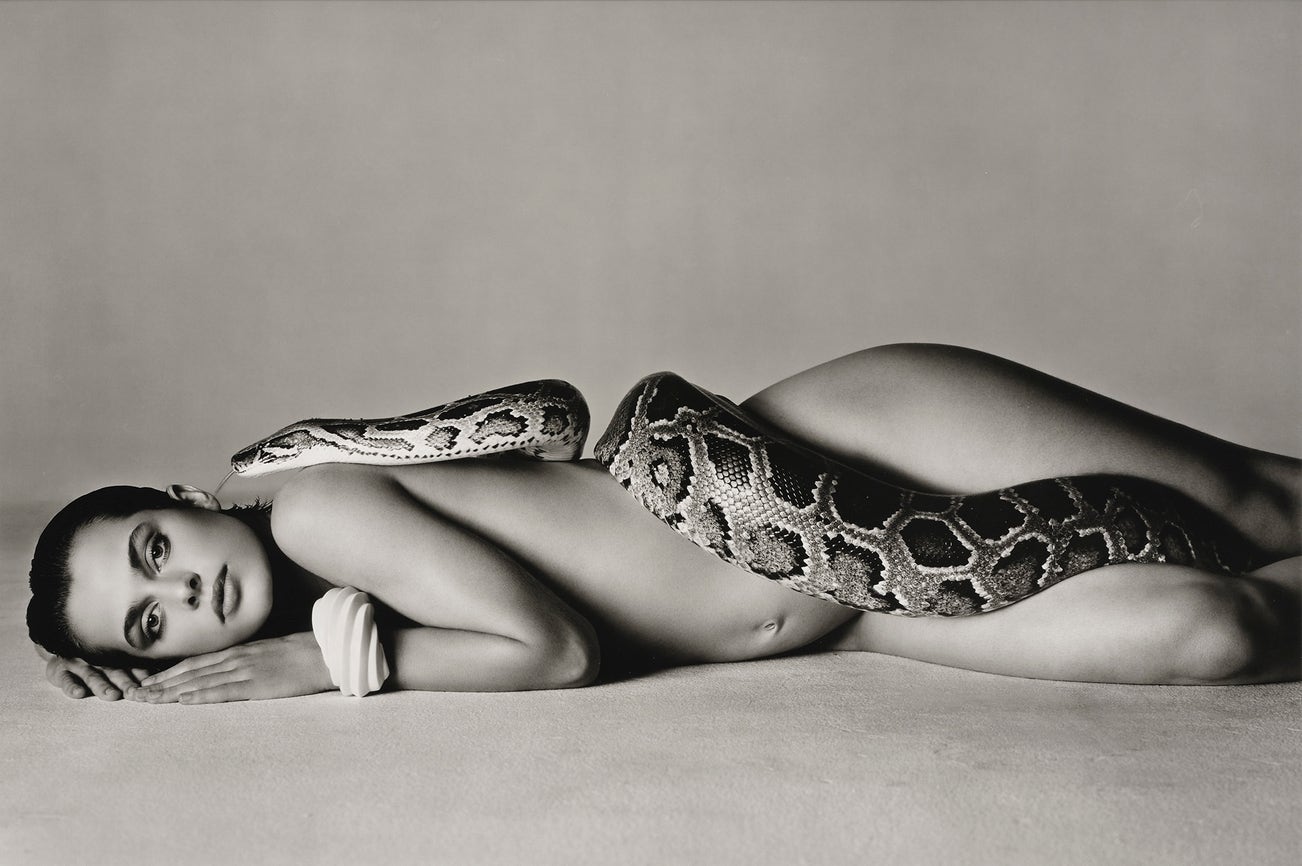 <p><strong>RICHARD AVEDON</strong> <em>Nastassja Kinski and the Serpent, Los Angeles, California, June 14,</em> $70,000 &ndash; 90,000</p>
