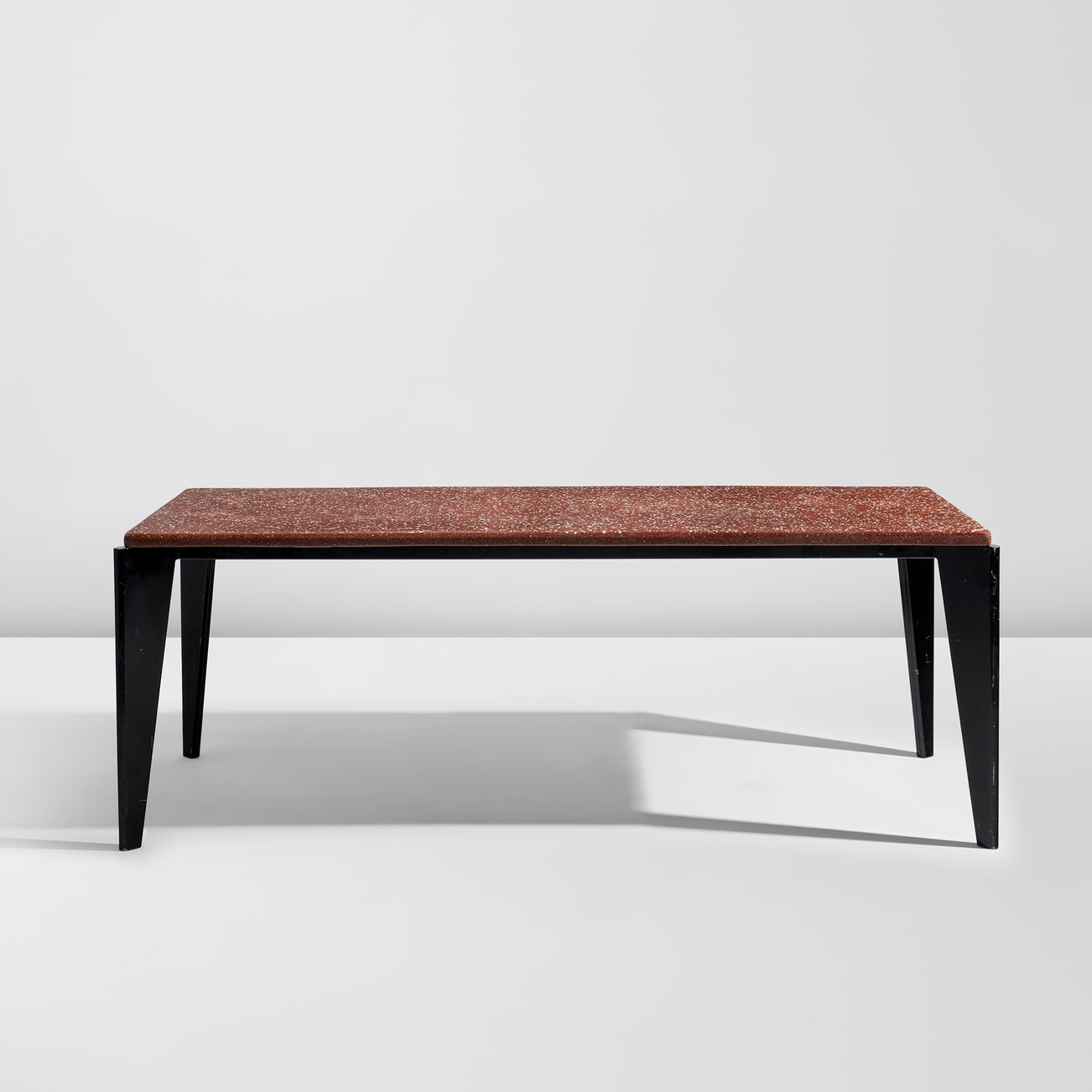 <p><strong>JEAN PROUVÉ</strong> <em>"Flavigny" table, </em>$80,000–120,000</p>