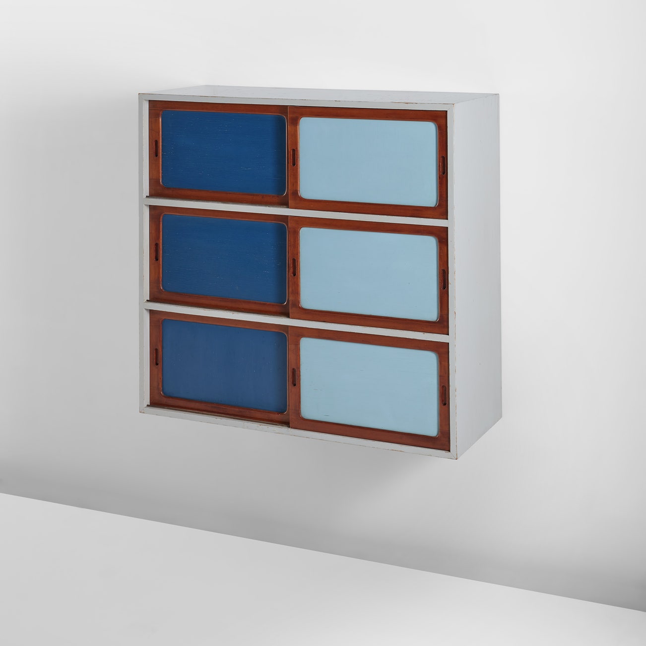 <p><strong>FINN JUHL</strong> <em>Rare wall-mounted cabinet,</em> $60,000–80,000</p>