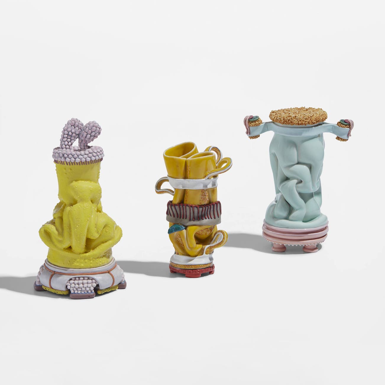 <p><strong>KATHY BUTTERLY</strong>&nbsp;"<em>Nerfana,"</em>&nbsp;1999, "<em>Peel,"</em>&nbsp;1997, "<em>Pep,"&nbsp;</em>1999</p>
