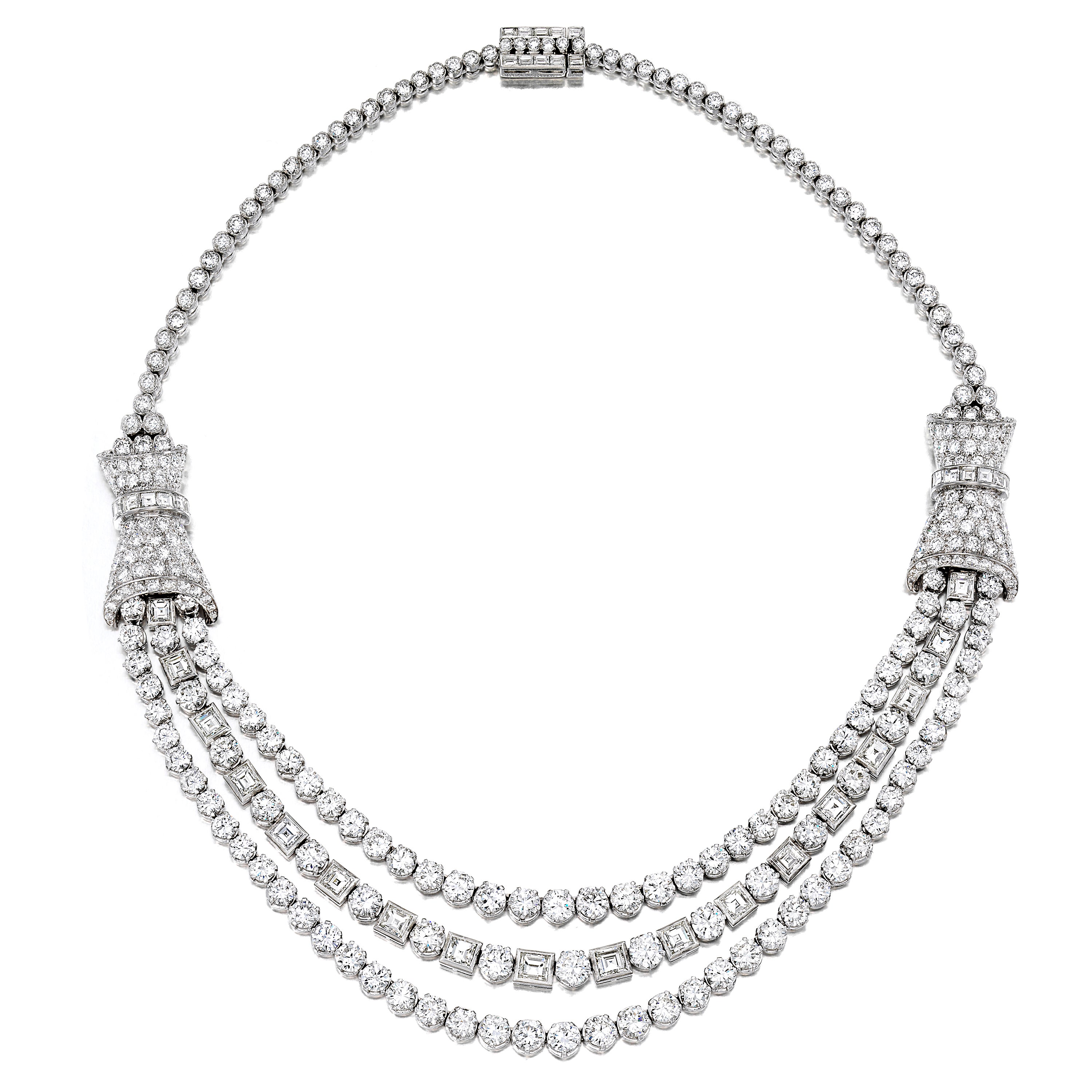 Diamond and Platinum Necklace