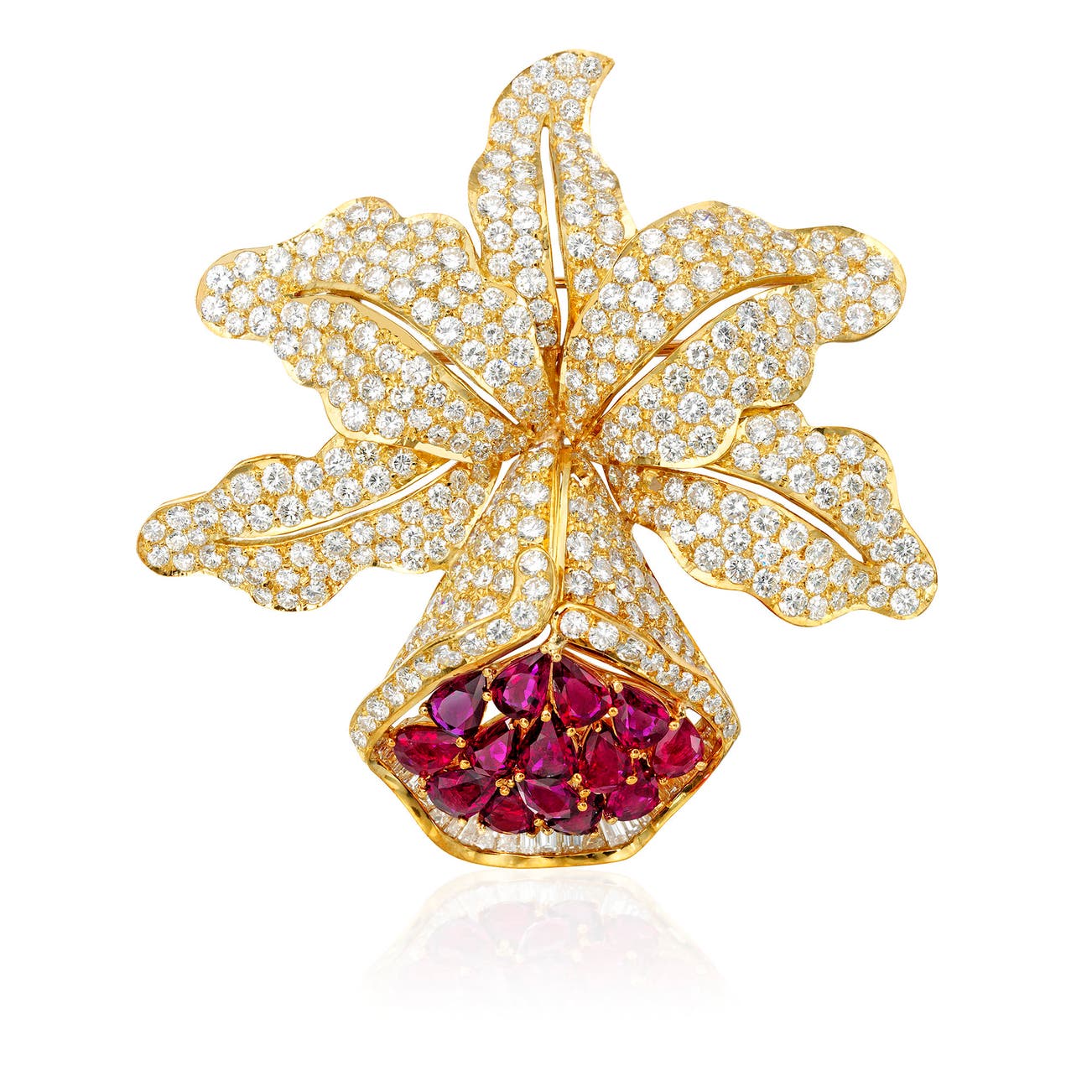 <p><em>Ruby and Diamond Brooch,</em> $8,000–12,000</p>