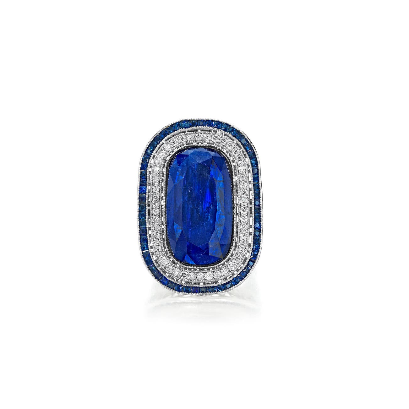 <p><em>Sapphire and Diamond Ring,</em> $10,000–15,000</p>