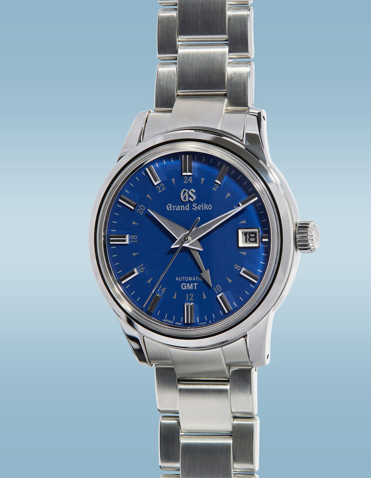 <p><strong>Grand Seiko.</strong> Automatic GMT Ref. SBGM239, Limited Edition for Hodinkee, circa 2020. <strong>No Reserve Lot. </strong>Estimate: $3,000 - $6,000</p>
