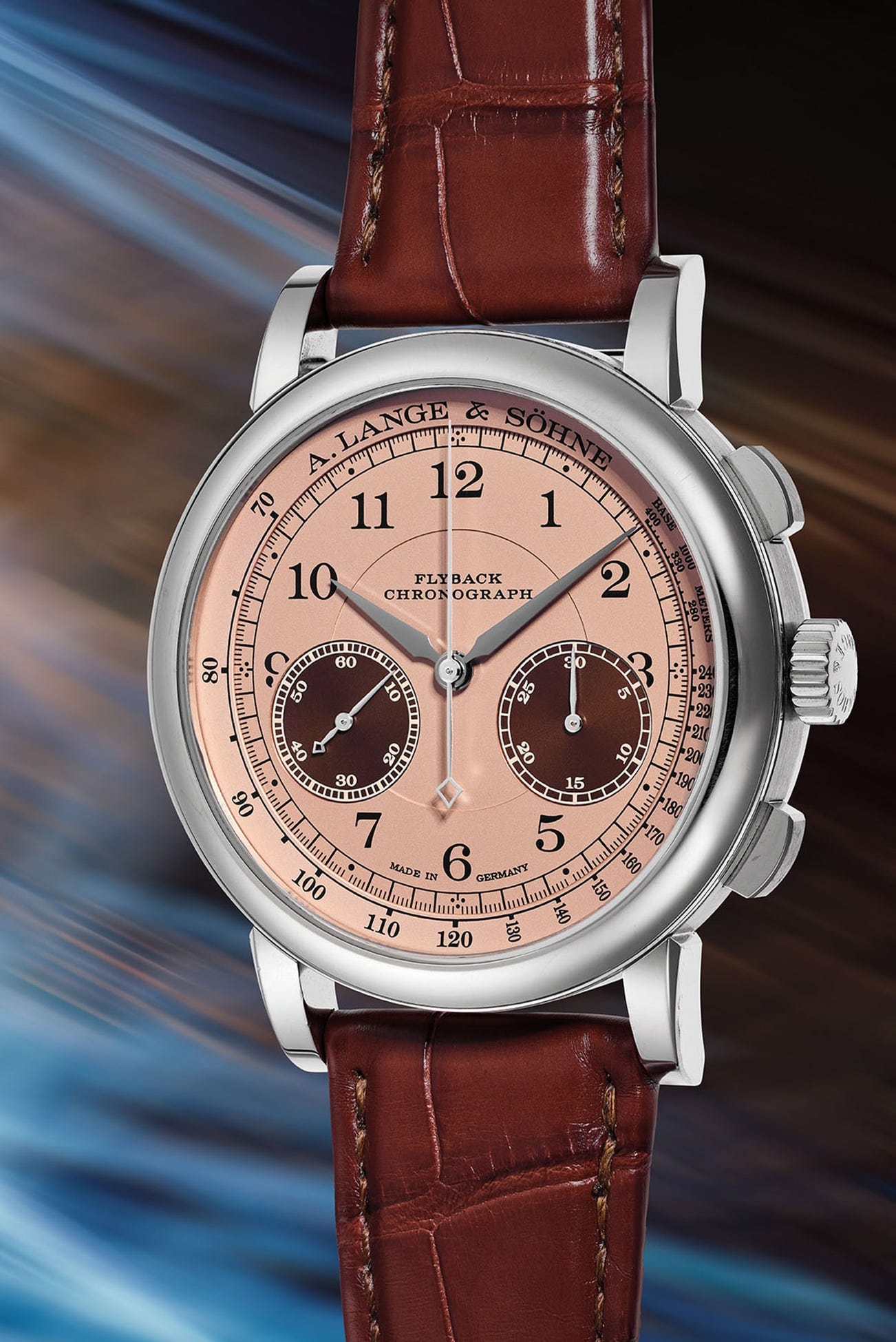 <p><strong>A. LANGE & SÖHNE</strong><em> 1815 Chronograph Concorso d’Eleganza Villa d’Este “Best of Show” Winner, 18K white gold</em></p>