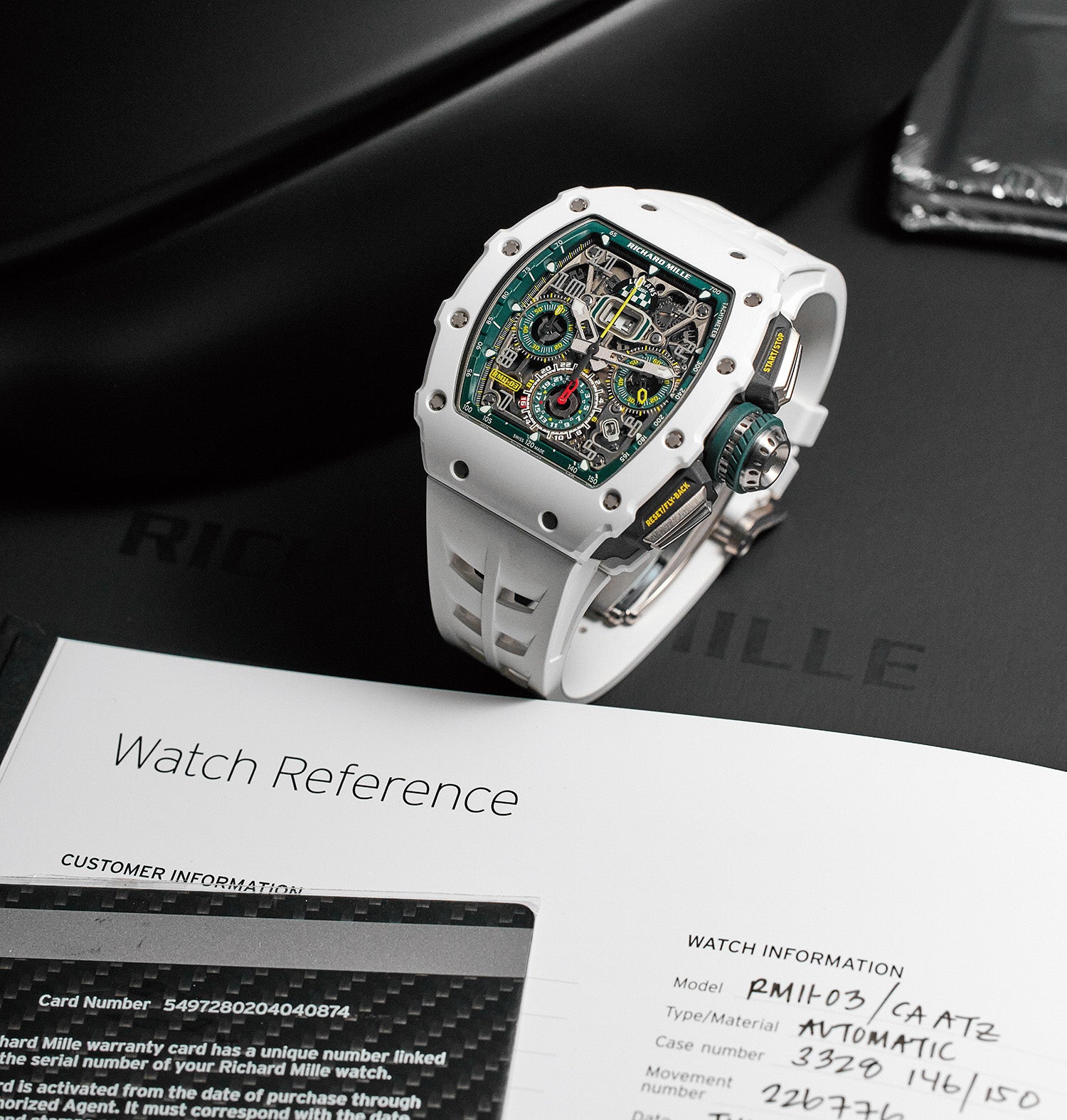 RICHARD MILLE ホワイトボックス Pre-owned Richard Mille 