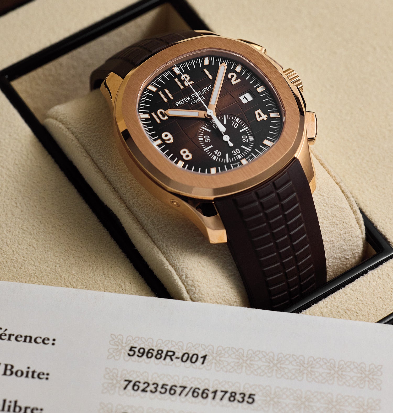 PATEK PHILIPPE ビジネスバッグ ブラウン Patek Philippe Brown Leather Bifold Wallet with Embossed Logo