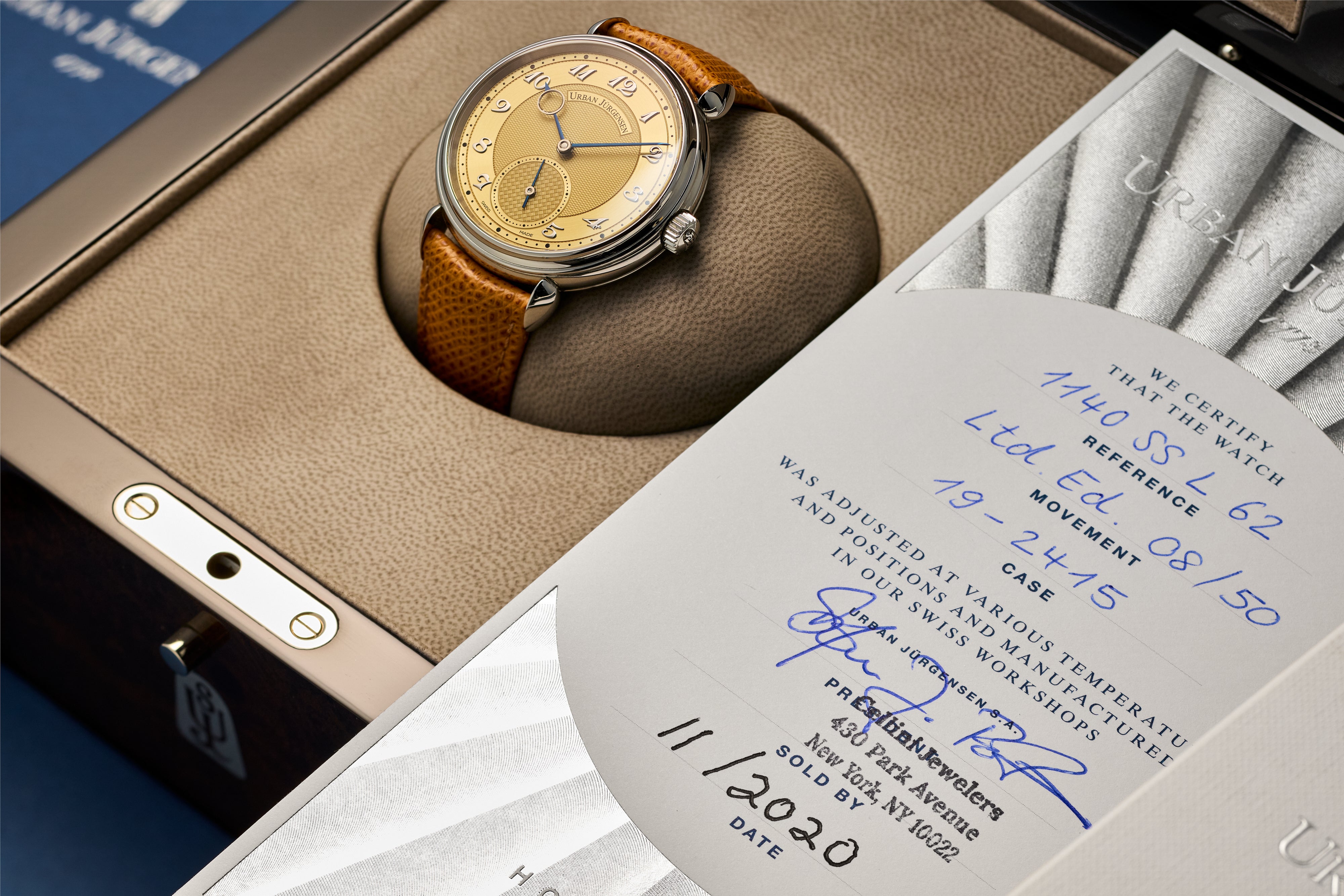 Urban Jürgensen Phillips Watches Online Auction: The New York
