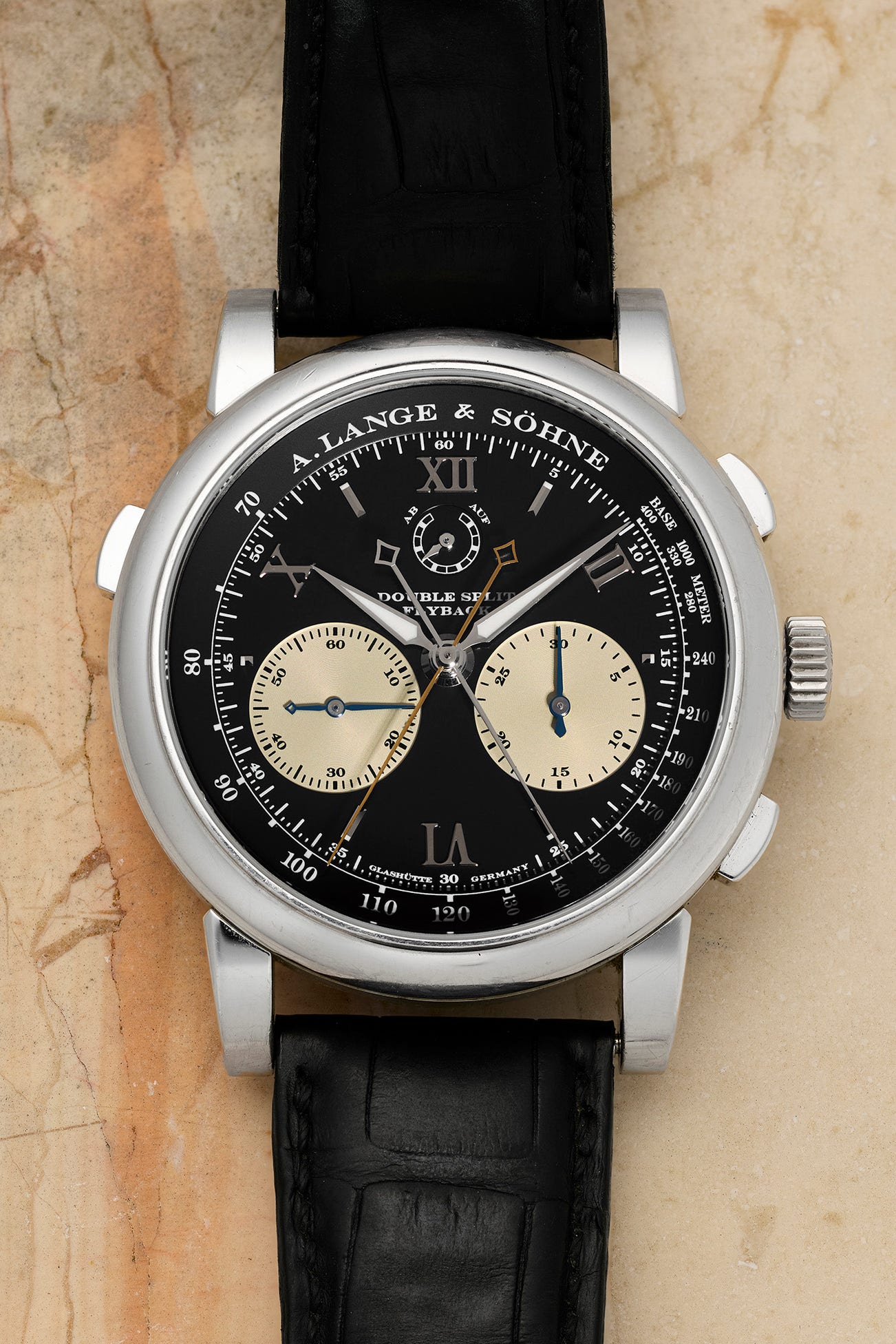 <p><strong>A. LANGE & SÖHNE</strong> <em>Datograph Double Split Ref. 404.035</em></p>