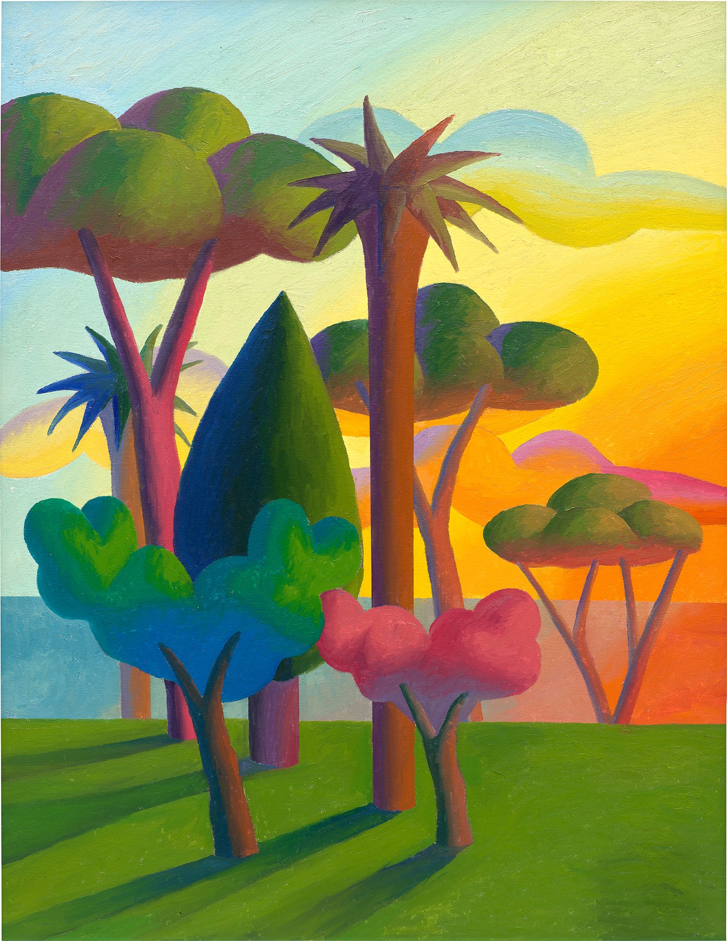 salvoサルボ作　風景画　paragon Greco Salvo 20th Century & Contemporary Art Evening Sale