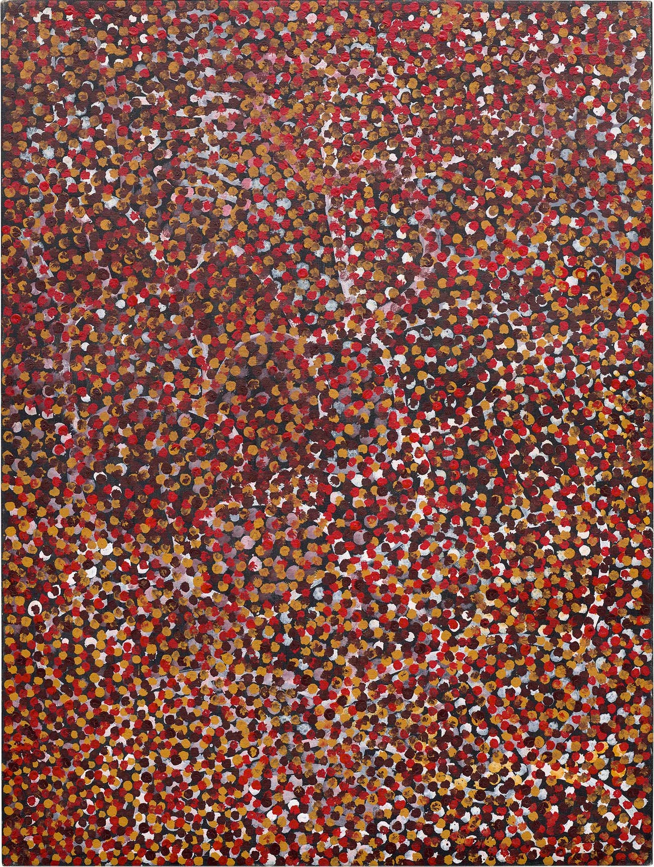 <p><strong>EMILY KAM KNGWARRAY </strong><em>Wandering Emu</em>, &pound;70,000&ndash;100,000</p>
