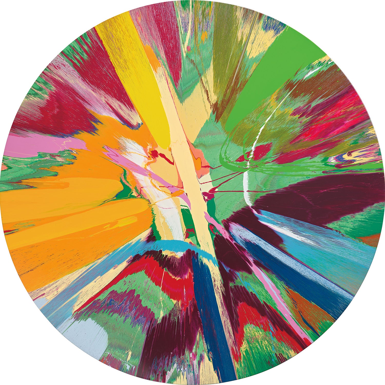 Beautiful Tropical, Jungle Painting (with pink snot)