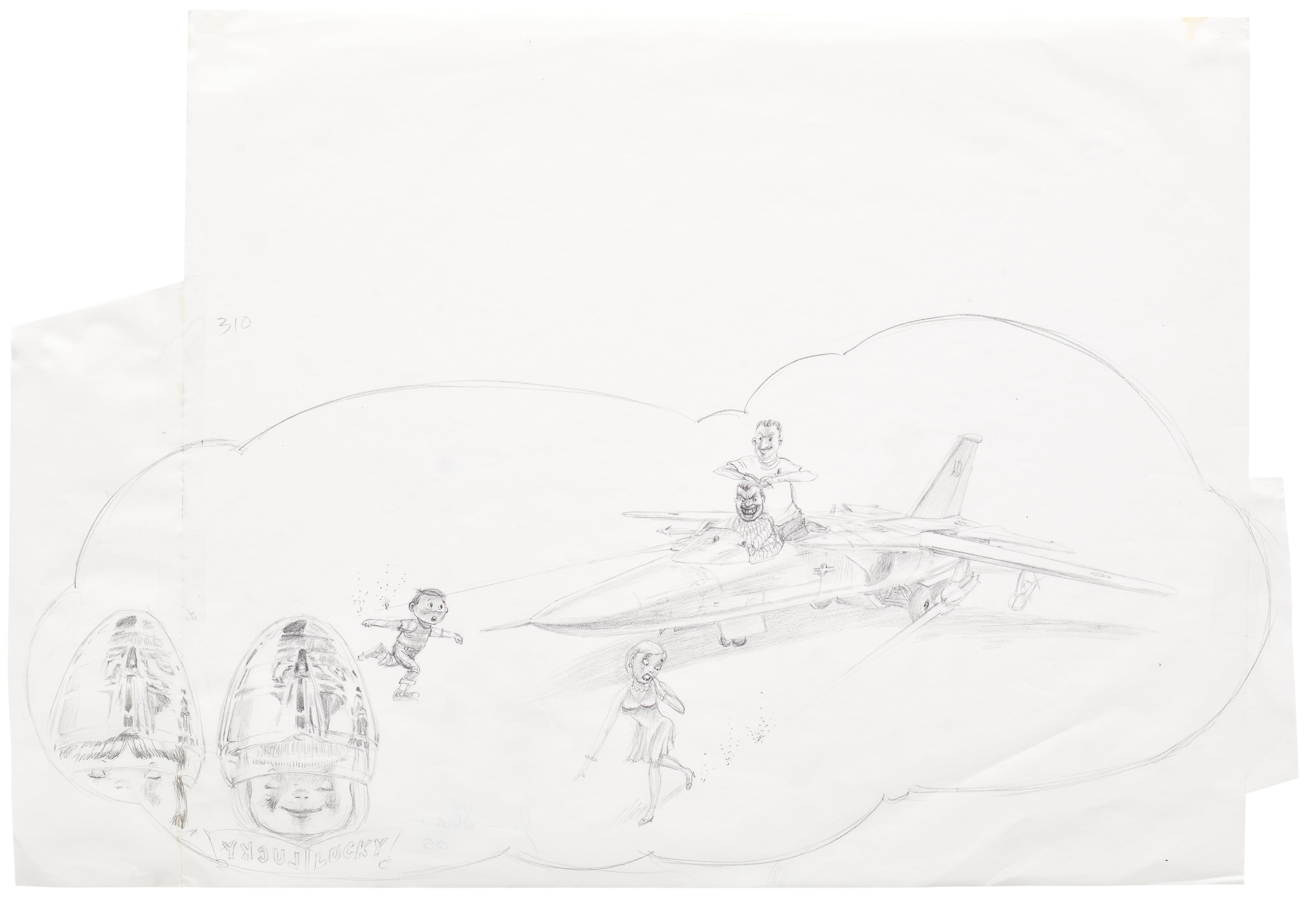 ジム・ショウ　Jim Shaw: Dreams Jim Shaw. Dream Drawing (I had a bunch of junk and artwork