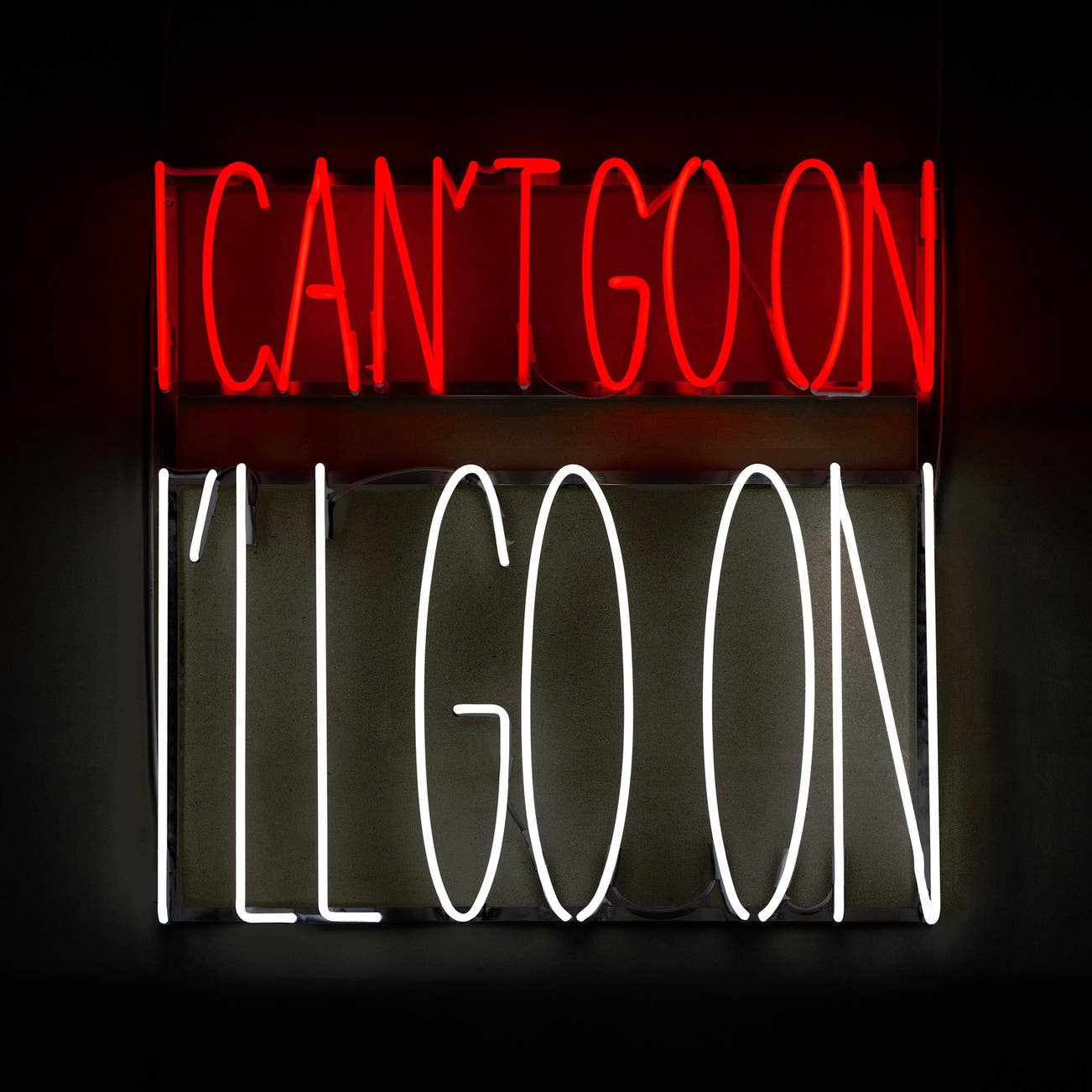 <p><strong>ALFREDO JAAR</strong> <em>I Can't Go On, I'll Go On, </em>£18,000–25,000</p>