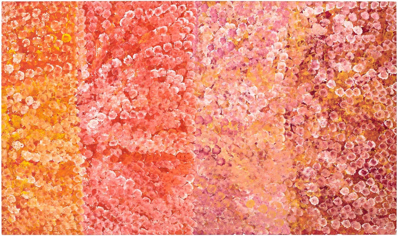 <p><strong>EMILY KAM KNGWARRAY</strong> <em>My Country,</em> £70,000–90,000</p>