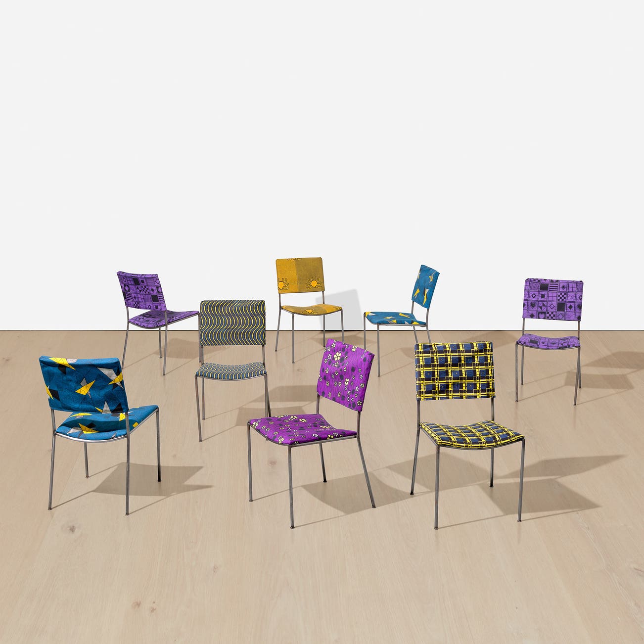 <p><strong>FRANZ WEST</strong> <em>Eight Works: (i-viii) Doku-Stuhl (Doku-Chair), </em>£60,000–80,000</p>