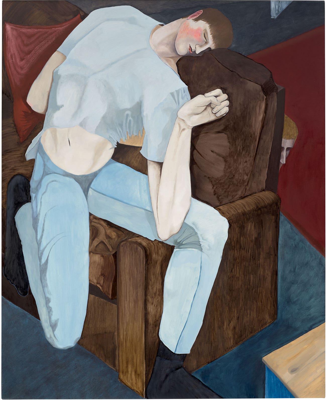 <p><strong>WILLIAM BRICKEL</strong> <em>Two Figures, Blue Box,</em> &pound;8,000&ndash;12,000</p>
