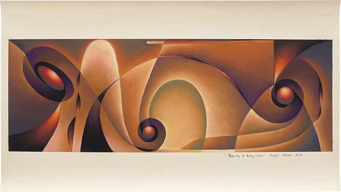 <p><strong>ANGELA HEISCH</strong> <em>Throwing It Away Warm</em>, &pound;4,000&ndash;6,000</p>
