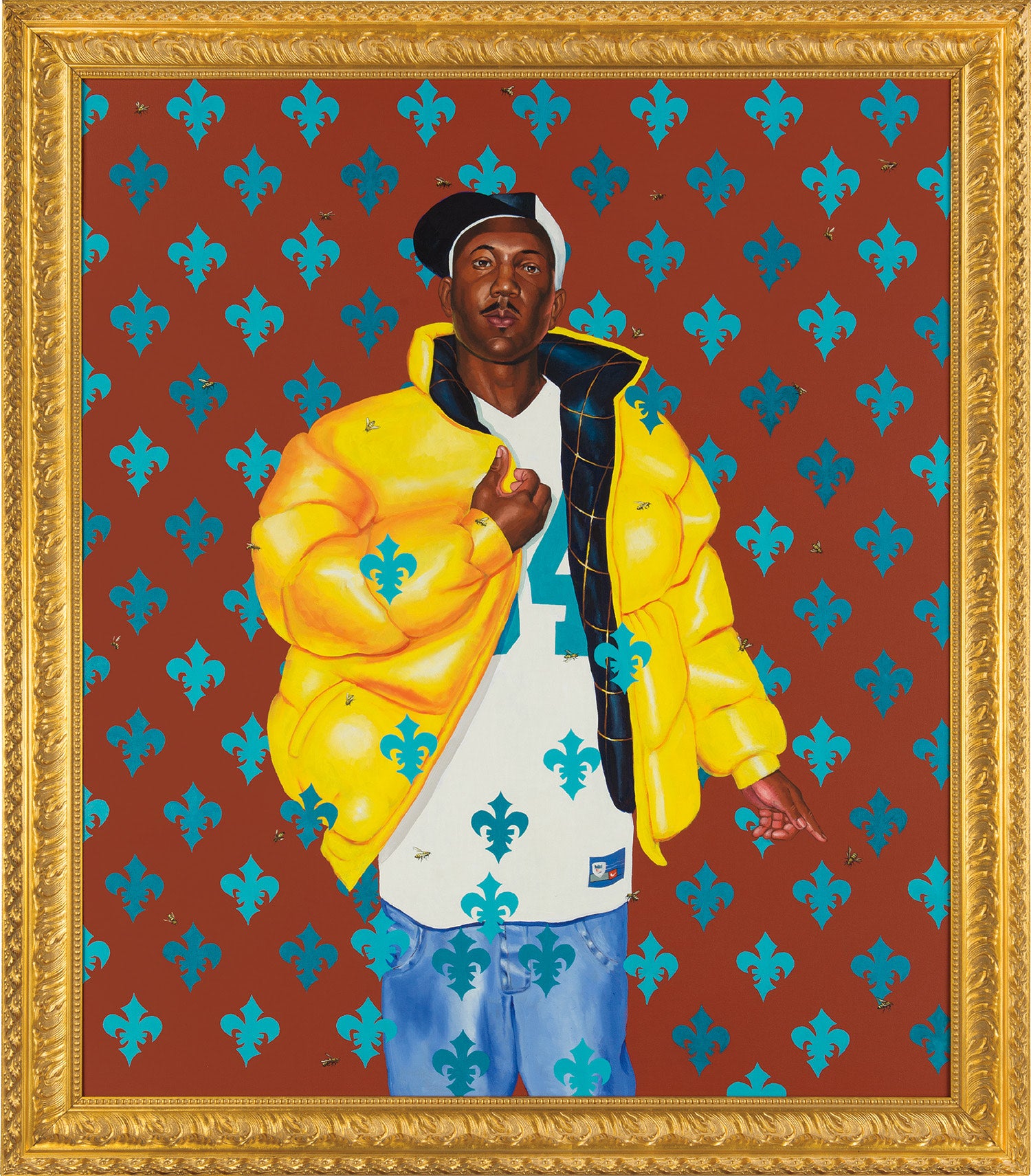 Kehinde Wiley ミニポスター Amazon.com: Kehinde Wiley Wall Art Canvas Wall Art Poster