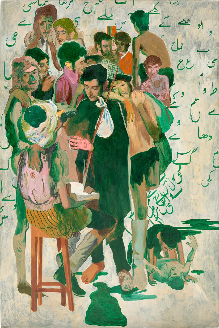 Work by Salman Toor