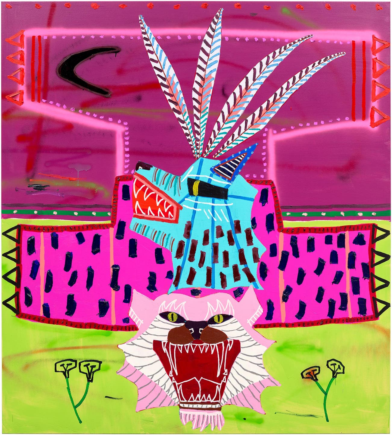 <p><strong>JORDY KERWICK</strong> <em>Untitled (Large Tiger),</em> &pound;12,000&ndash;18,000</p>
