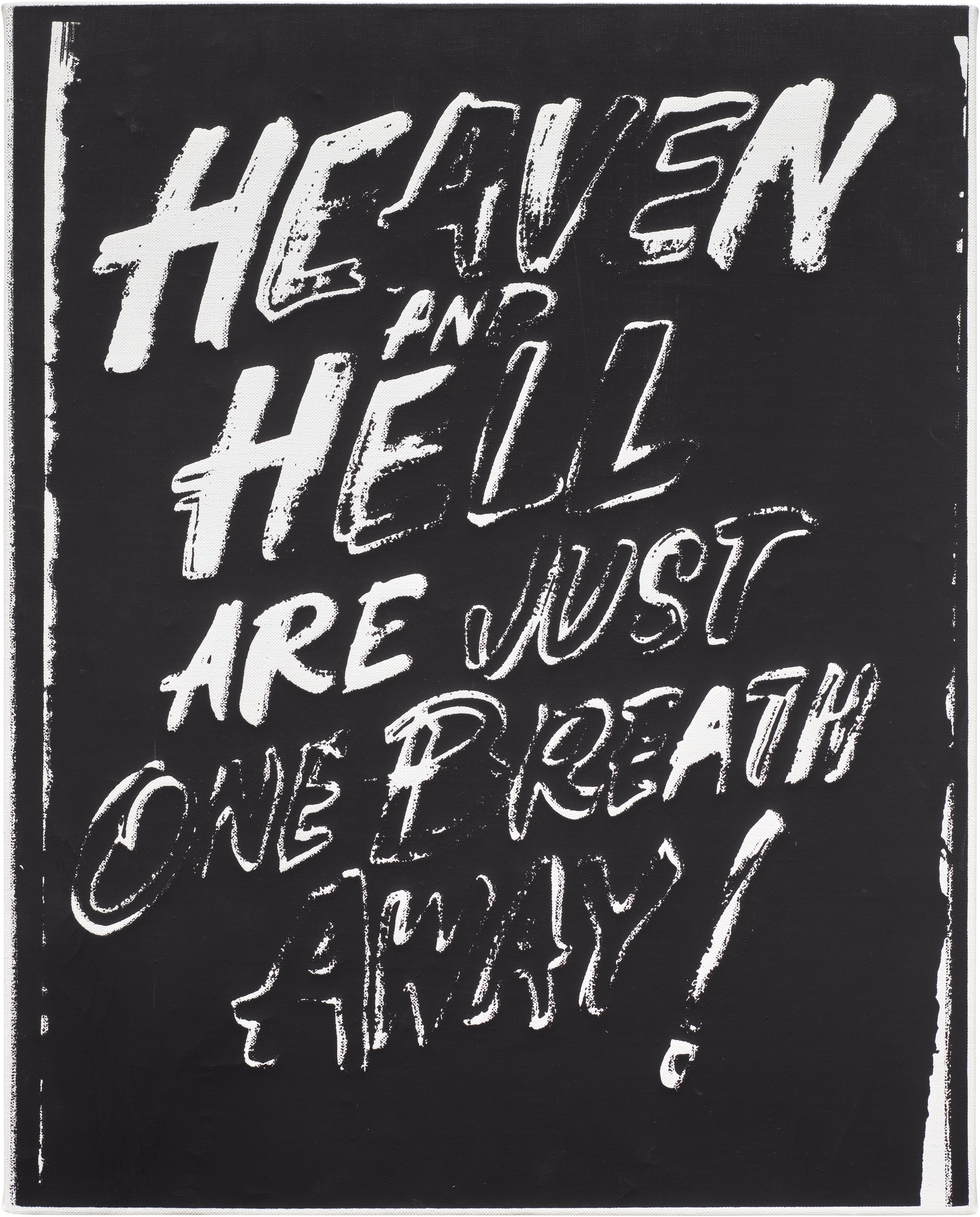 Heaven and Hell Are Just One Breath Away! (Negative)