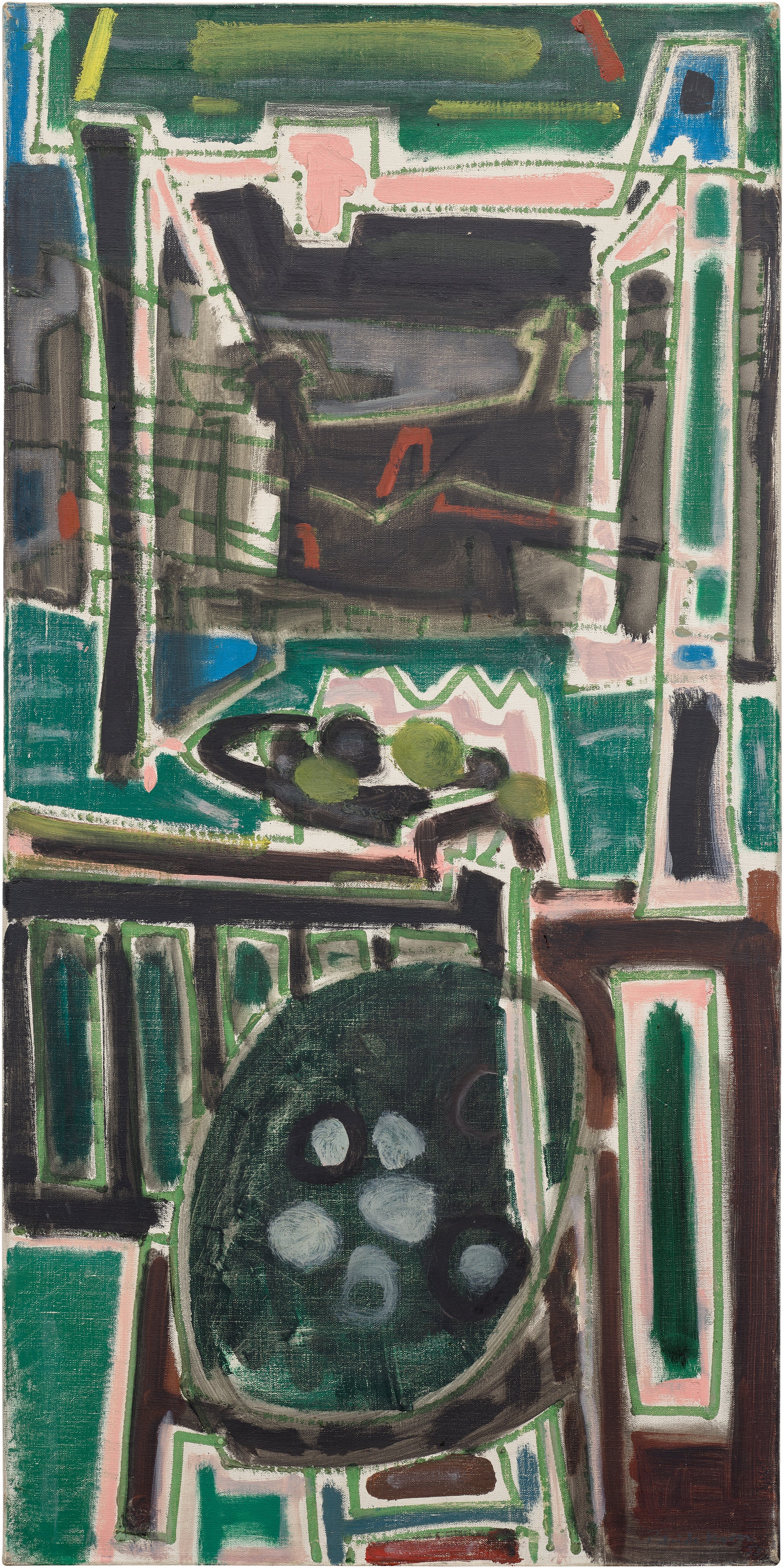HARBOUR WINDOW: NIGHT : ST IVES : 1953