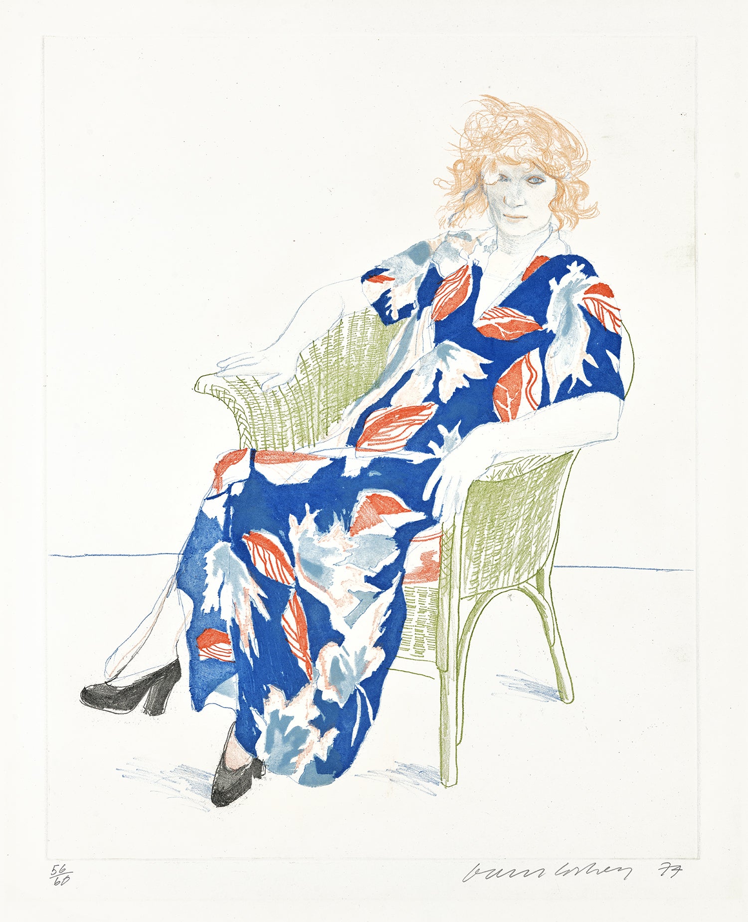 Celia in a Wicker Chair (M.C.A.T. 158)
