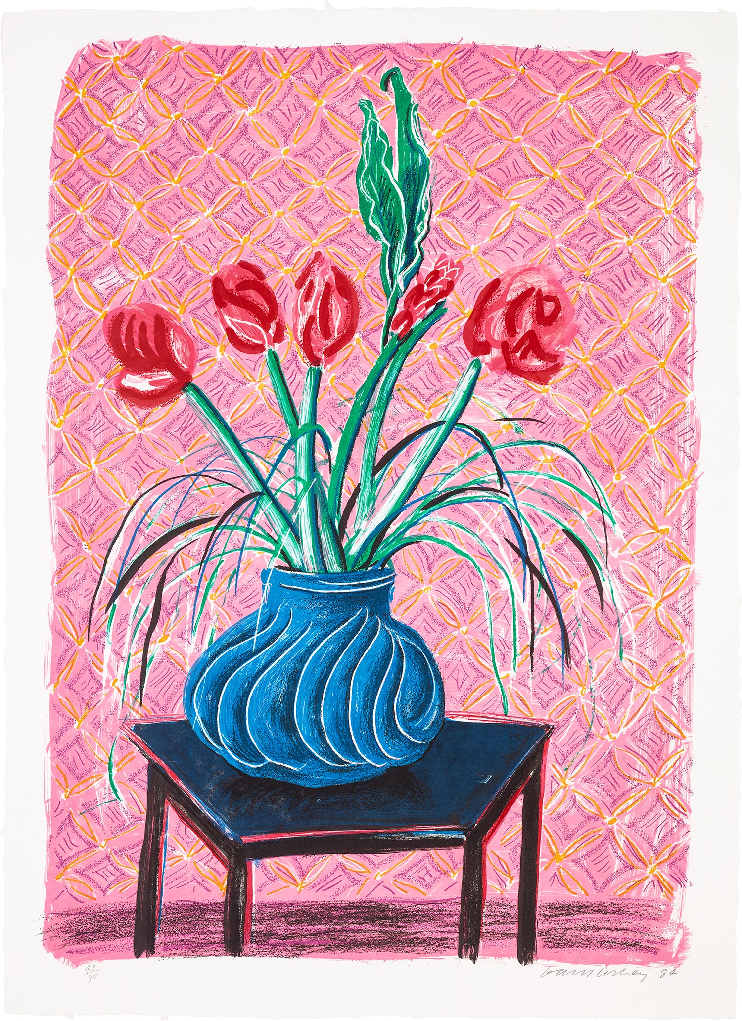 Amaryllis in Vase, from Moving Focus