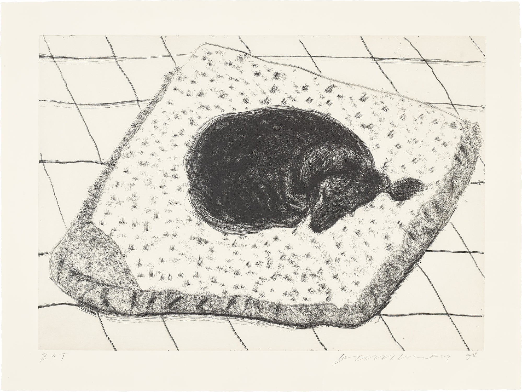 Dog Etching No. 4, from Dog Wall