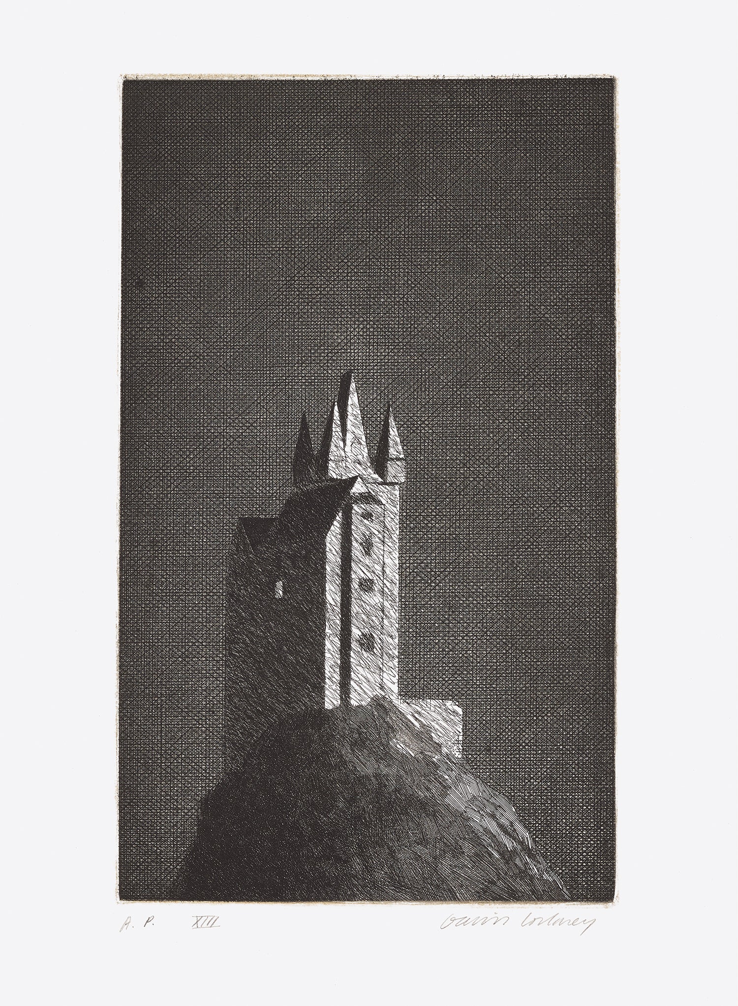 The Haunted Castle, from Illustrations for Six Fairy Tales from the Brothers Grimm