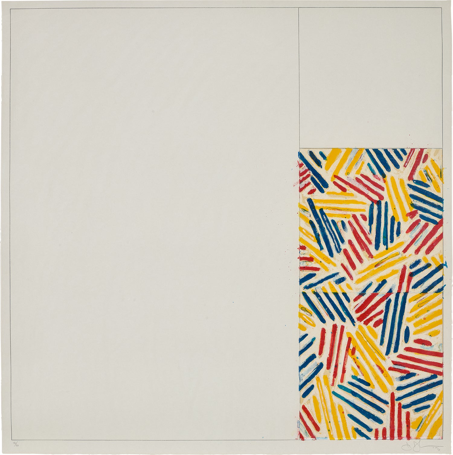 6 Lithographs (after "UNTITLED 1975"): #4 (Gemini G.E.L. 743, U.L.A.E. 177)