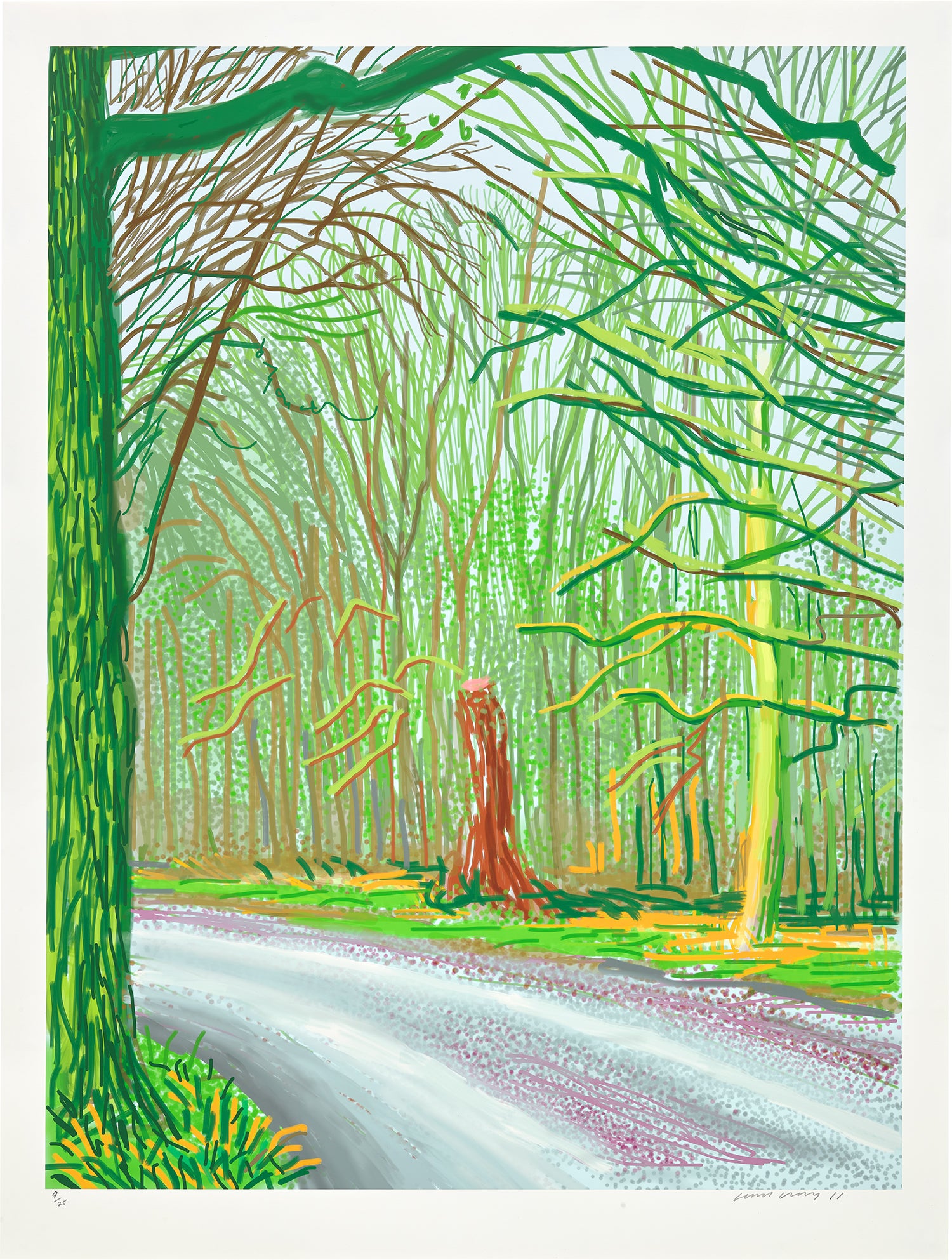 The Arrival of Spring in Woldgate, East Yorkshire in 2011 (twenty eleven) - 18 January