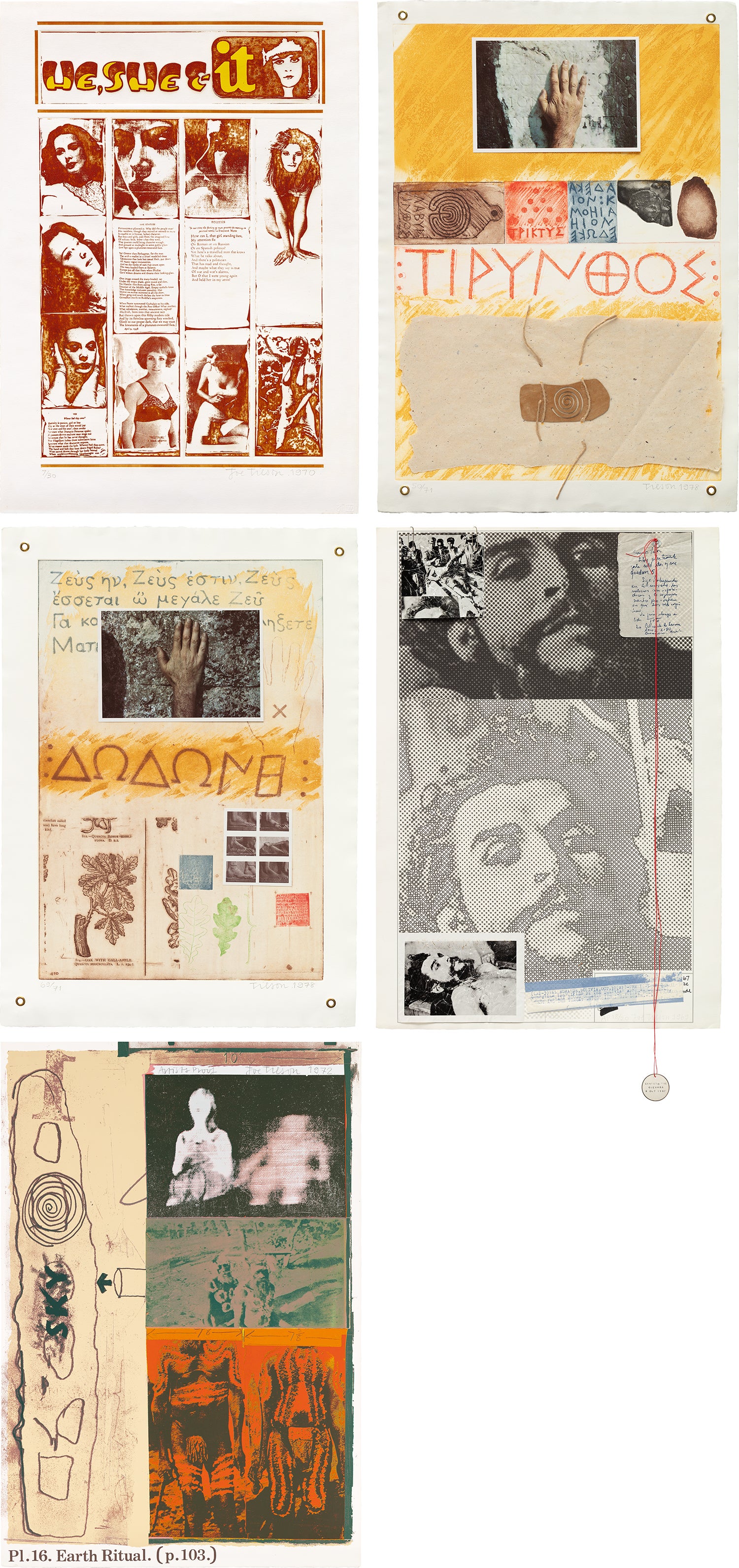 Joe Tilson: Works for Sale, Upcoming Auctions & Past Results