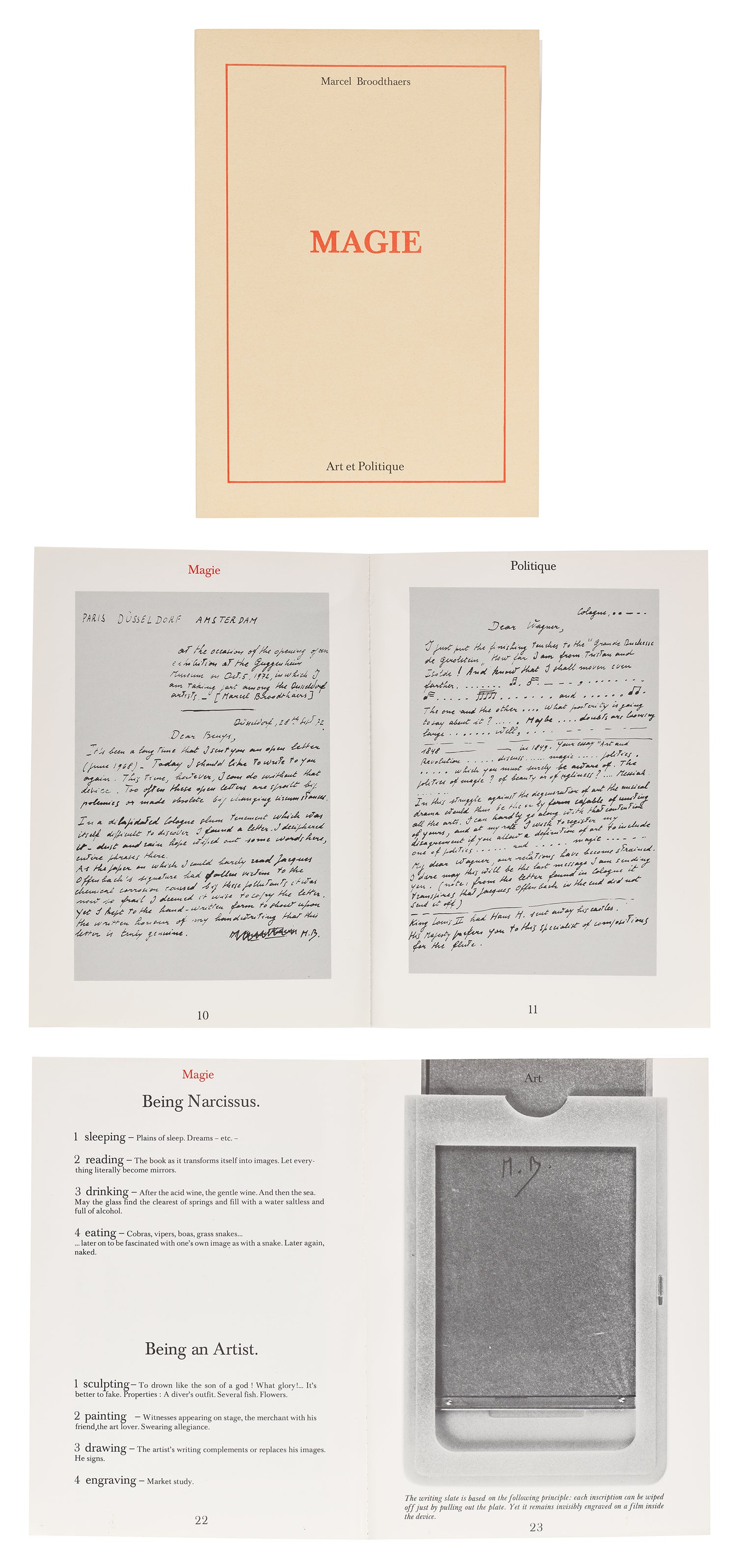 Marcel Broodthaers Evening & Day Editions