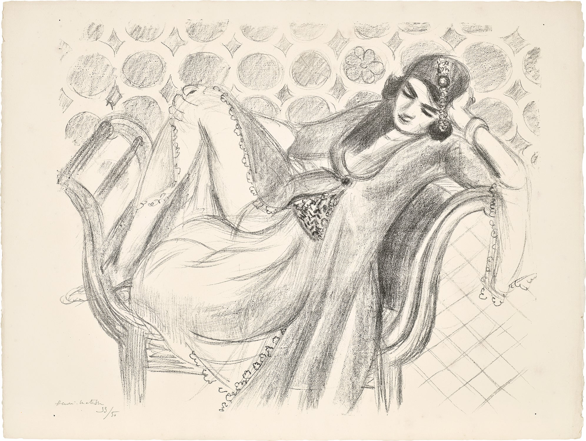 Repos sur la banquette (Rest on the Bench) (D. 520)
