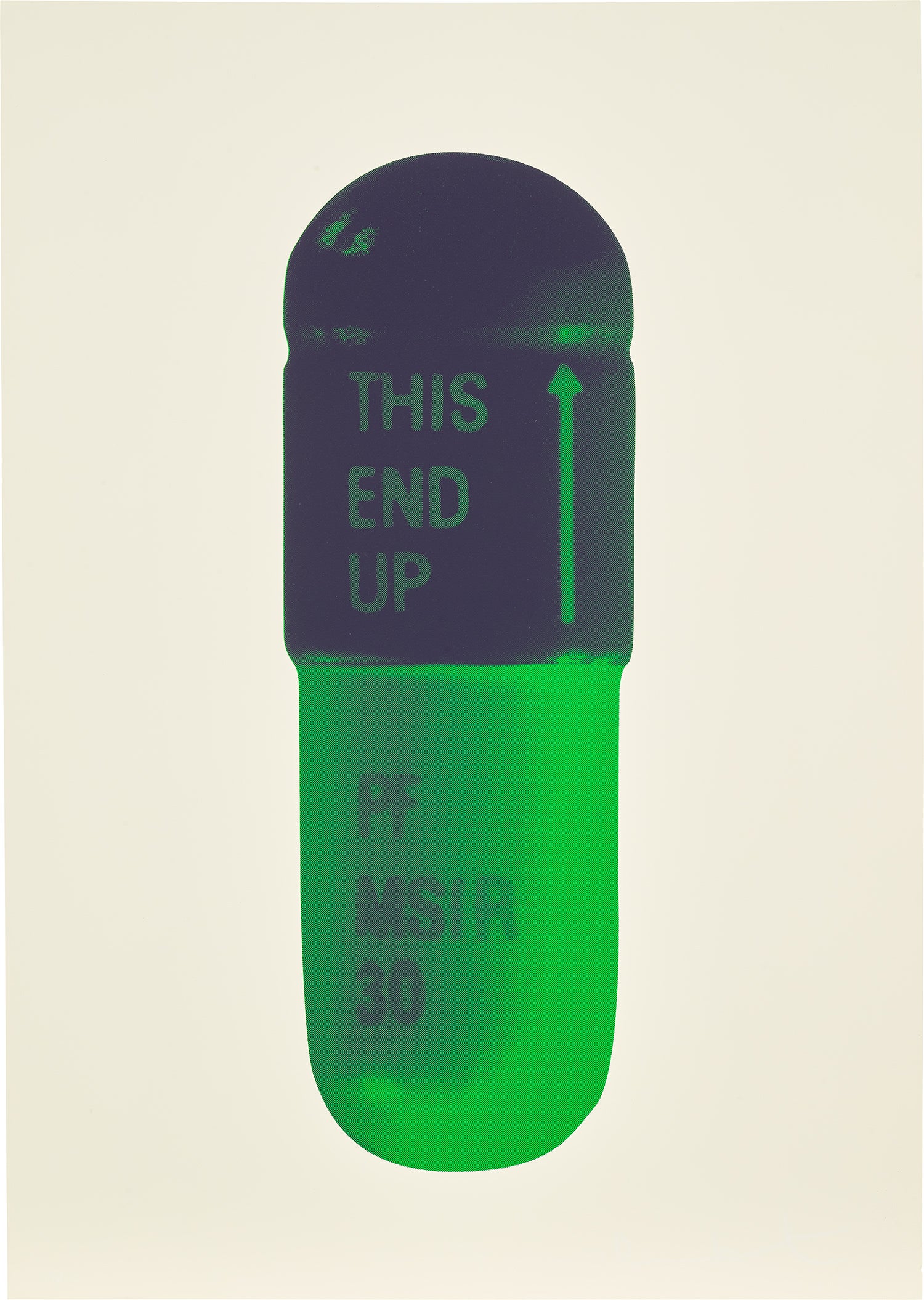 The Cure - Cream/Aubergine/Pea Green