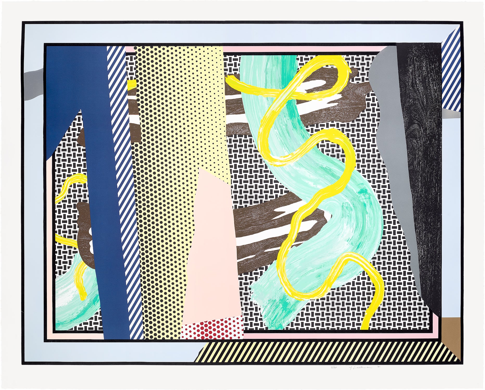 Reflections on Brushstrokes, from Reflections Series (C. 242)