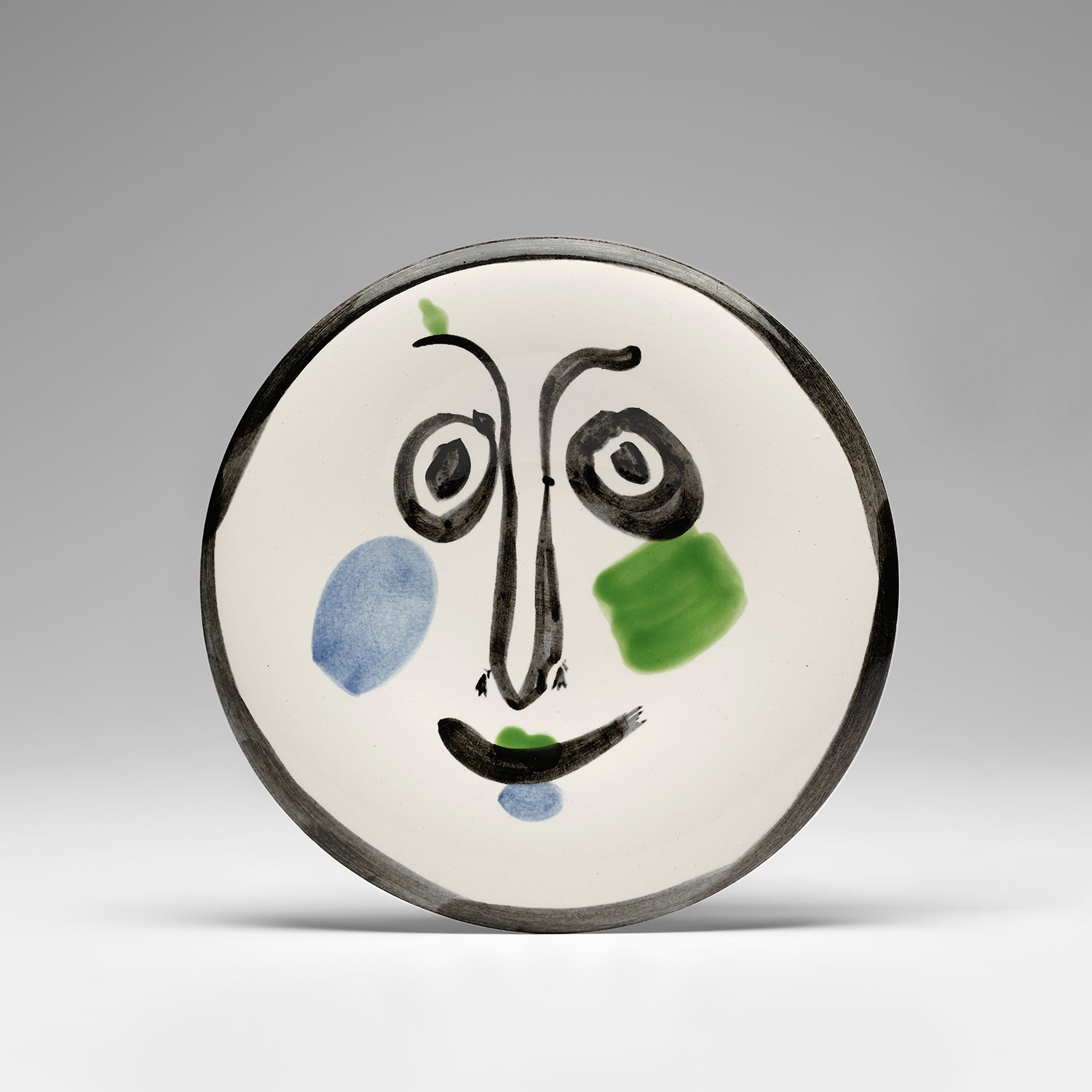 ◆324◆希少！フランス ピカソ窯 MADOURA PLAINFEU 皿 Pablo Picasso Pablo Picasso: Paper and Clay