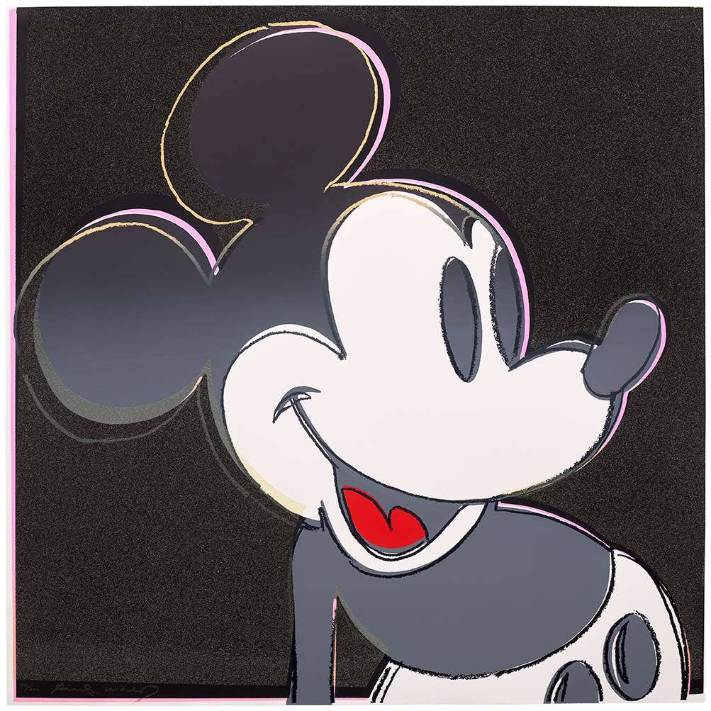 <p><strong>ANDY WARHOL</strong> <em>Mickey Mouse</em>, from <em>Myths</em>, £160,000–220,000</p>