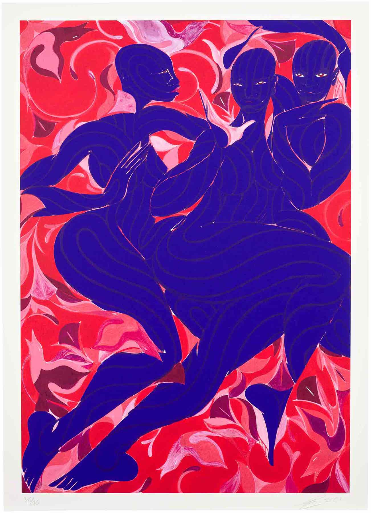<p><strong>TUNJI ADENIYI-JONES</strong> <em>Violet Dance,</em> £1,500–2,000</p>