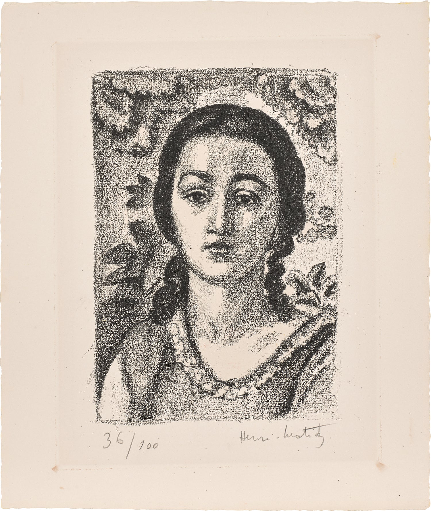Jeune fille aux boucles brunes (Girl with Brown Curls)