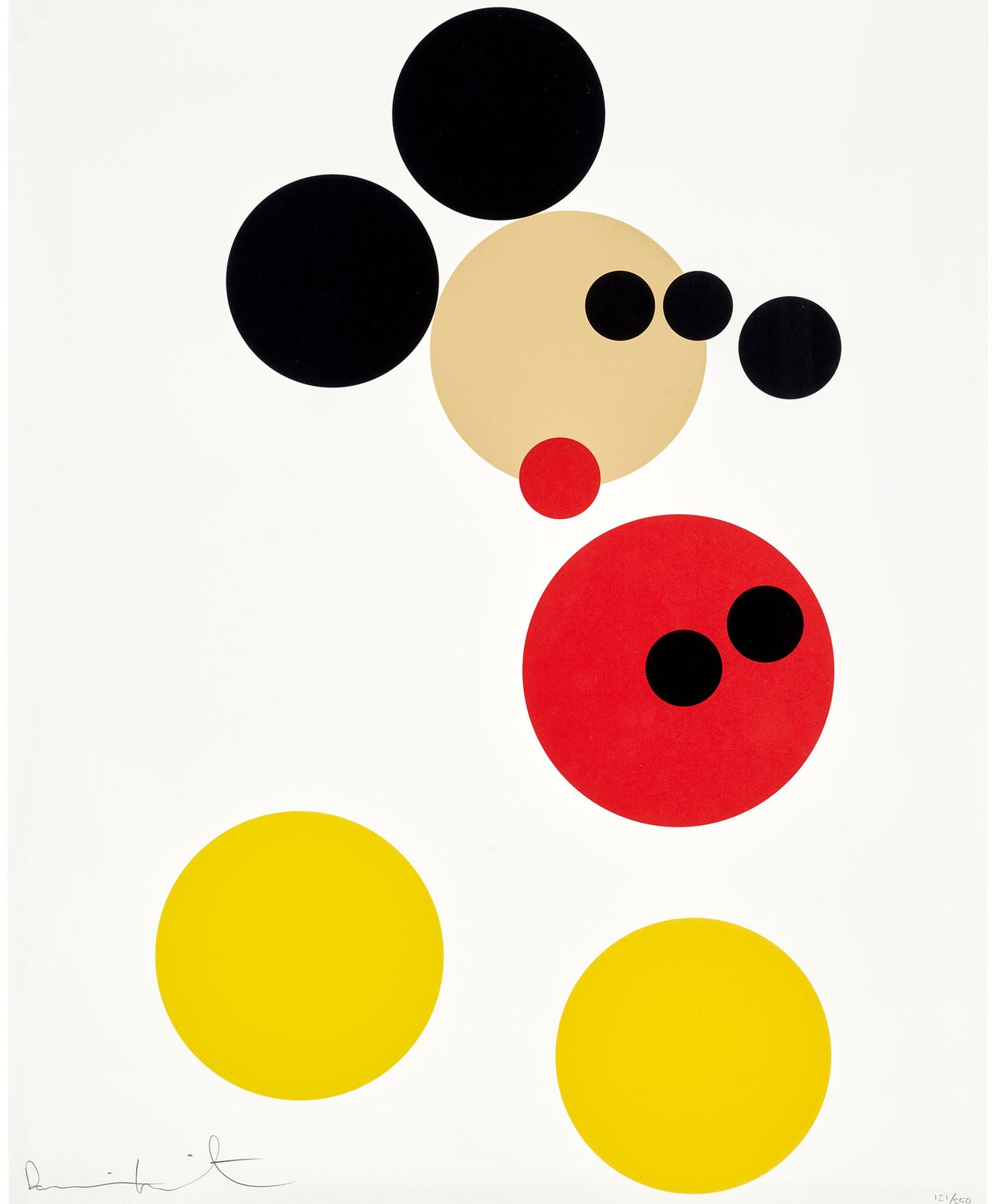 <p><strong>DAMIEN HIRST</strong> <em>Mickey,</em> &pound;15,000&ndash;20,000</p>

