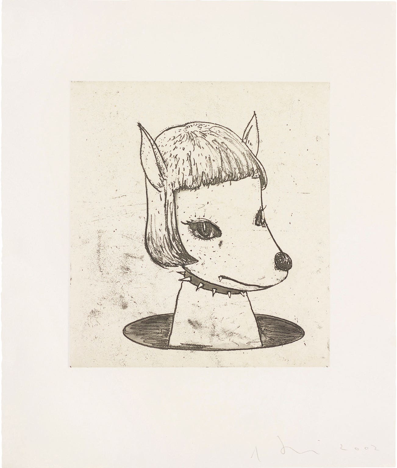 <p><strong>YOSHITOMO NARA</strong> <em>Spockie,</em> &pound;7,000&ndash;9,000</p>
