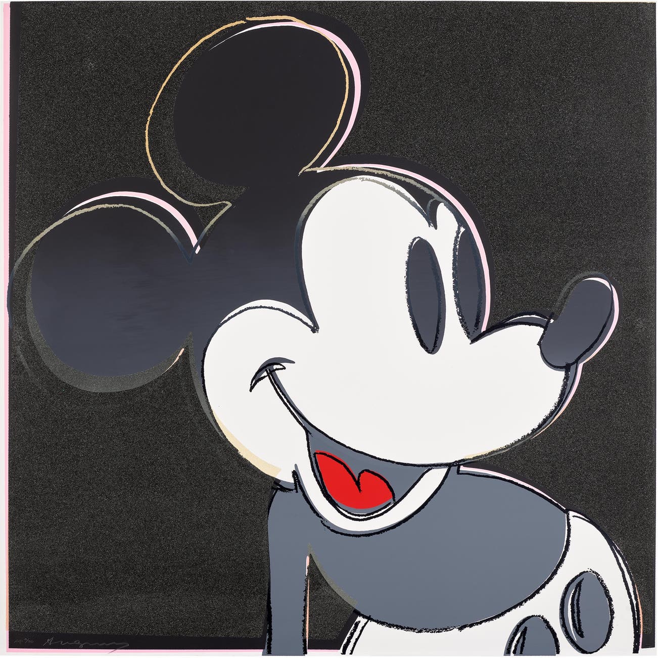 <p><strong>ANDY WARHOL</strong> <em>Mickey Mouse,</em> from <em>Myths,</em> £140,000–180,000</p>