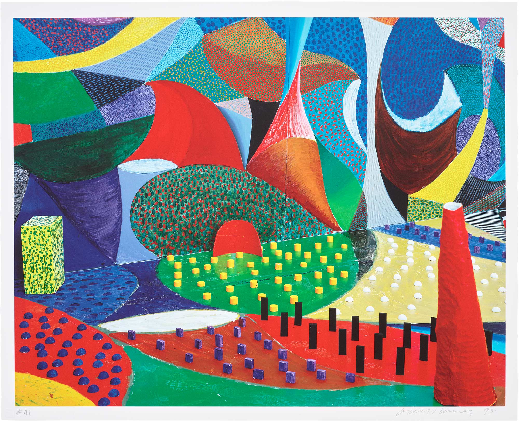 <p><strong>DAVID HOCKNEY</strong> <em>First Detail, Snails Space, March 25th,</em> £7,000–9,000</p>