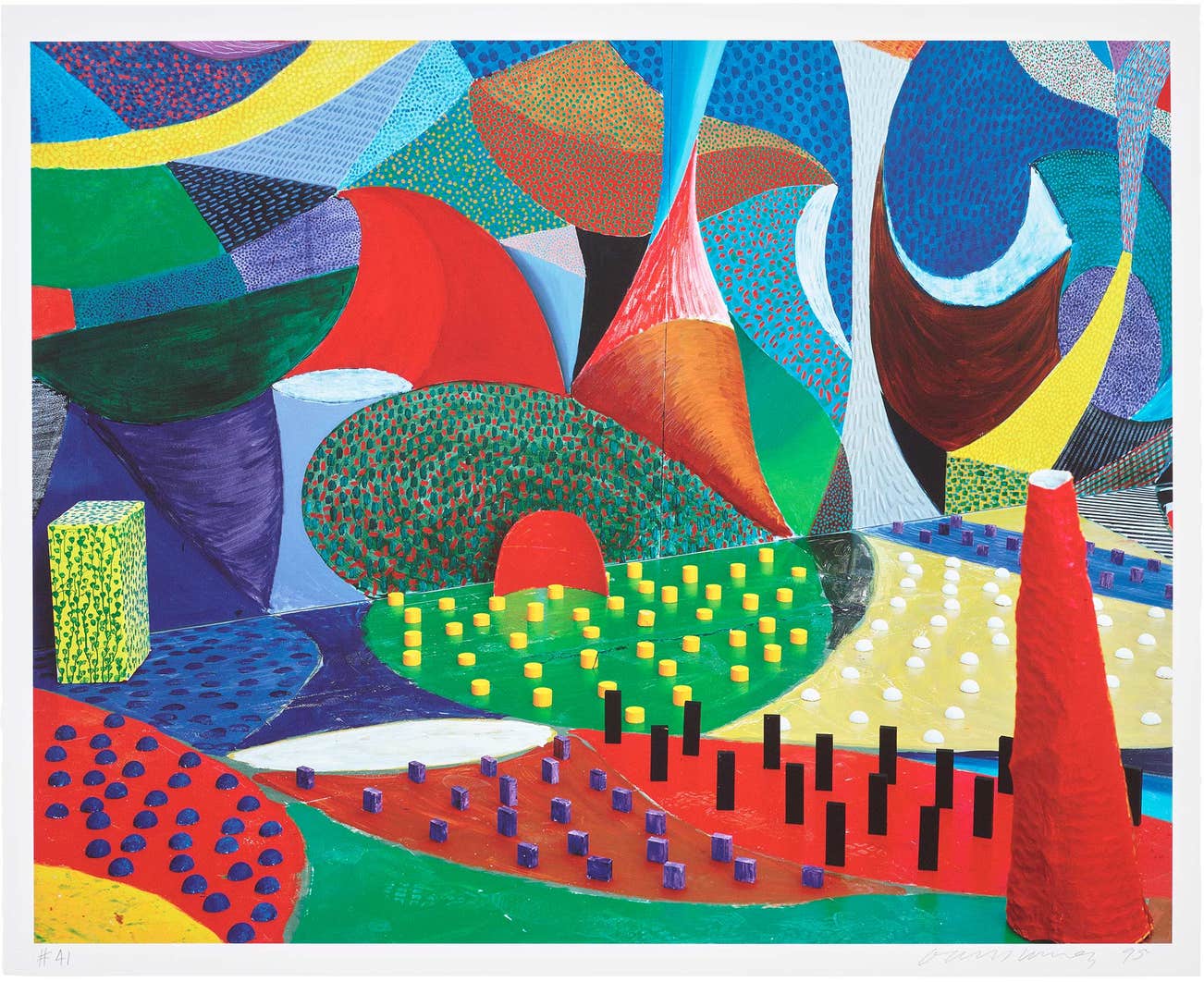 <p><strong>DAVID HOCKNEY</strong> <em>First Detail, Snails Space, March 25th,</em> &pound;7,000&ndash;9,000</p>
