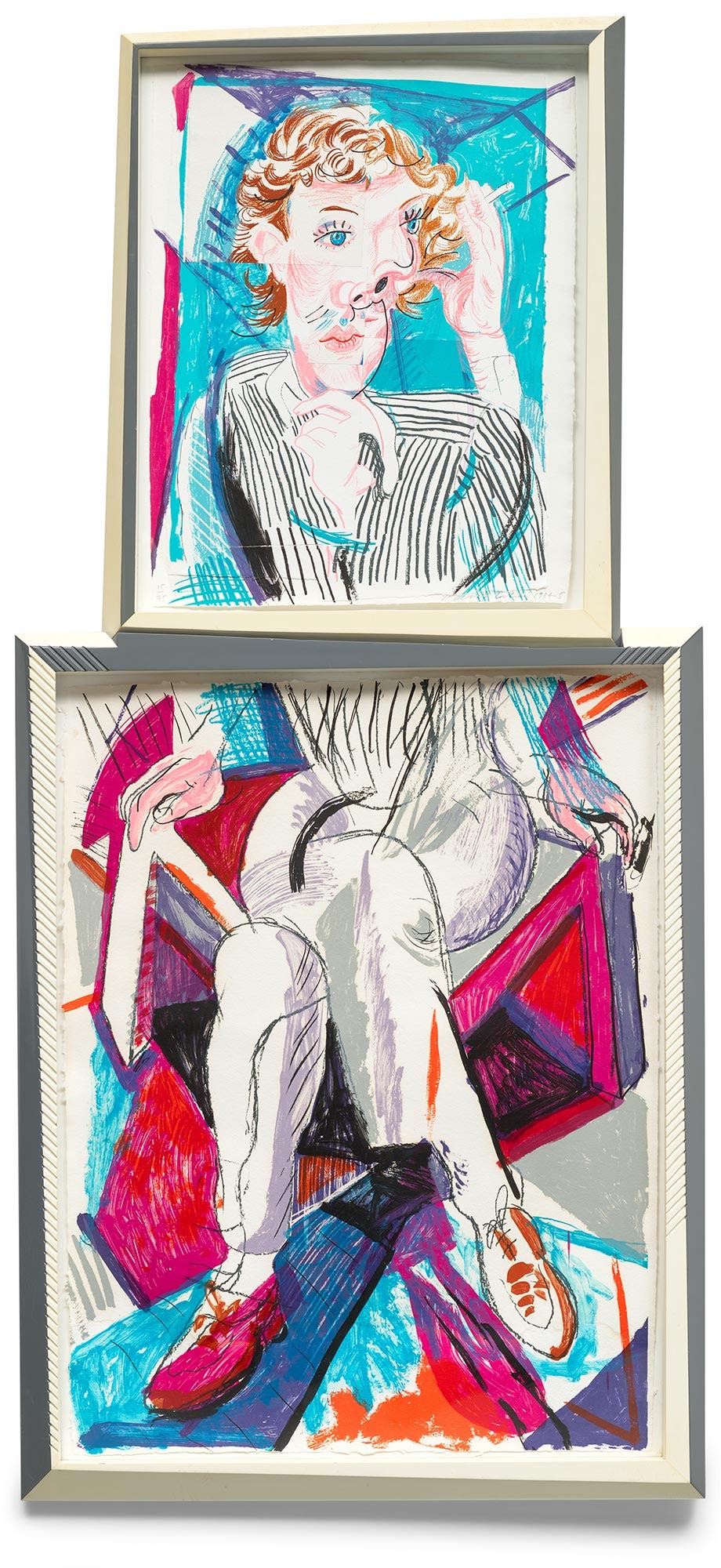 <p><strong>DAVID HOCKNEY</strong> <em>An Image of Gregory,</em> from <em>Moving Focus,</em> &pound;60,000&ndash;80,000</p>
